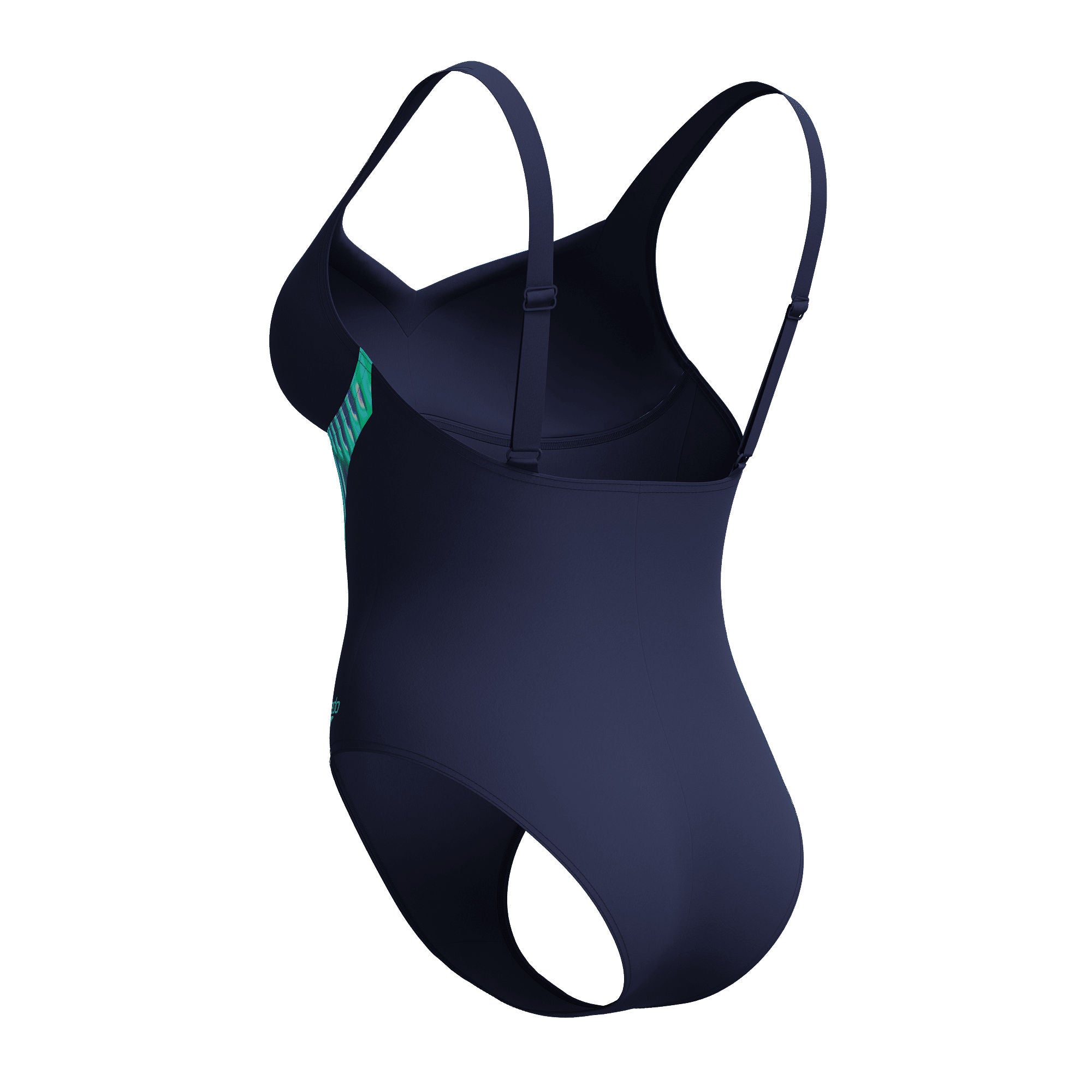 Printed Lunaelustre Damen Badeanzug | Blau