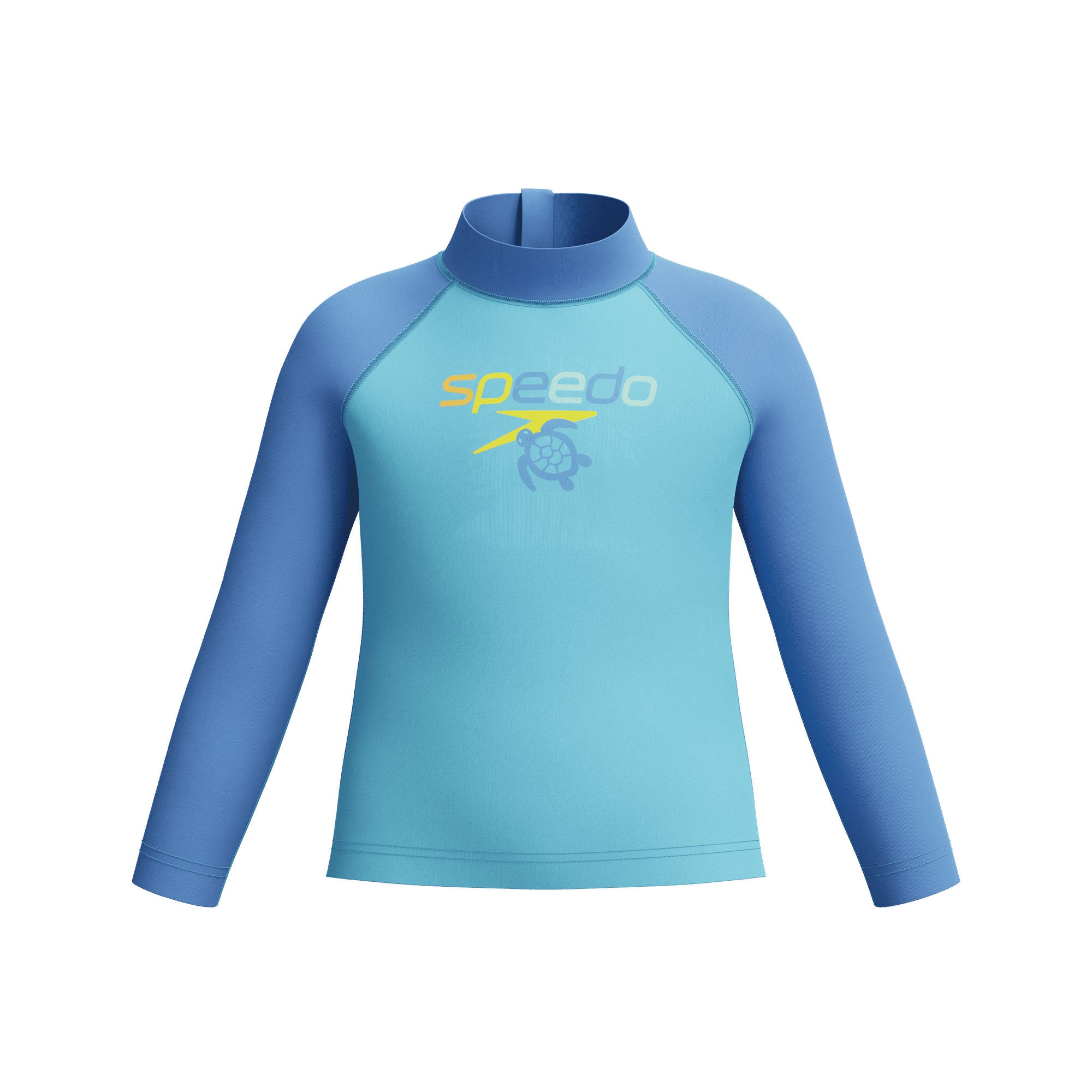 Long Sleeve Print Rash Guard Jungen | Blau