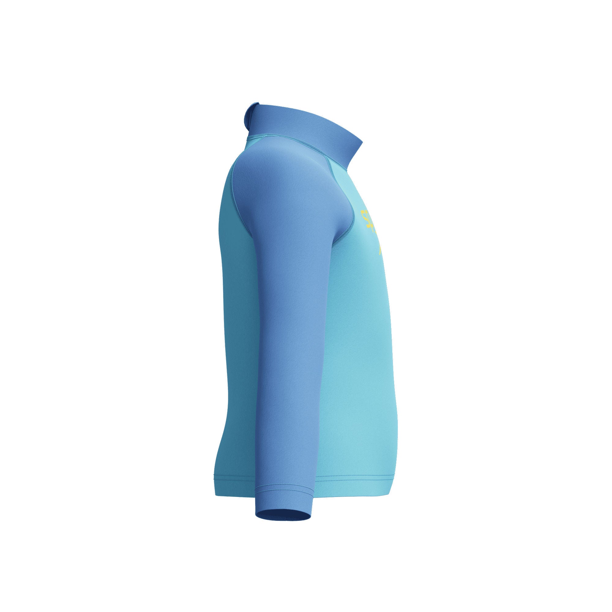 Long Sleeve Print Rash Guard Jungen | Blau