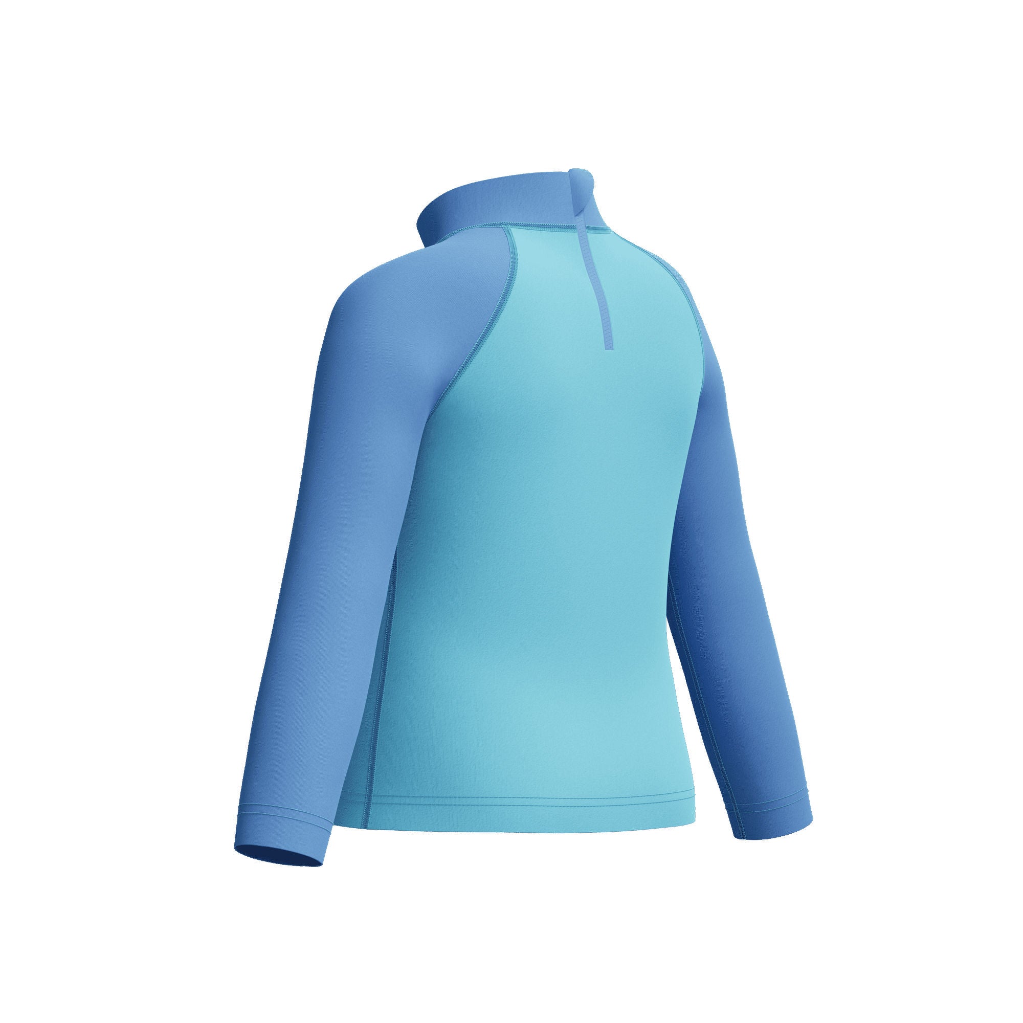 Long Sleeve Print Rash Guard Jungen | Blau