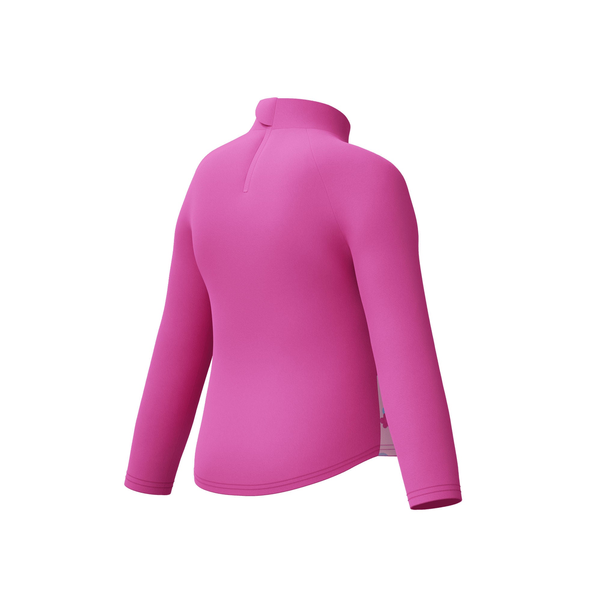 Long Sleeve Print Rash Guard Mädchen | Pink