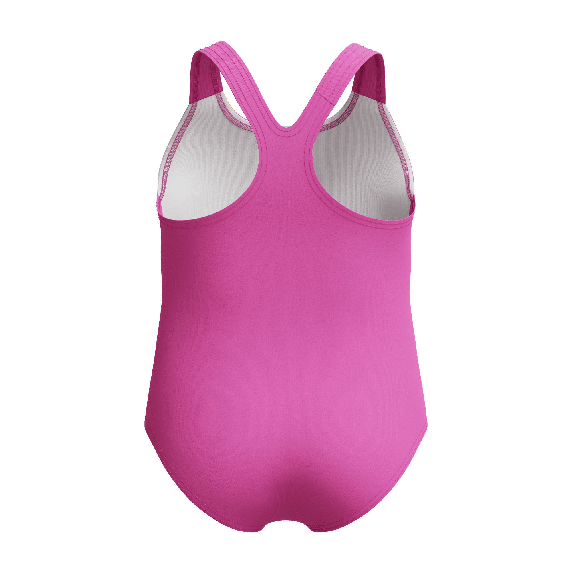 Print Racerback Mädchen Badeanzug | Pink