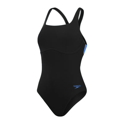 FlexBand incl. SwimBra Damen Badeanzug | Schwarz