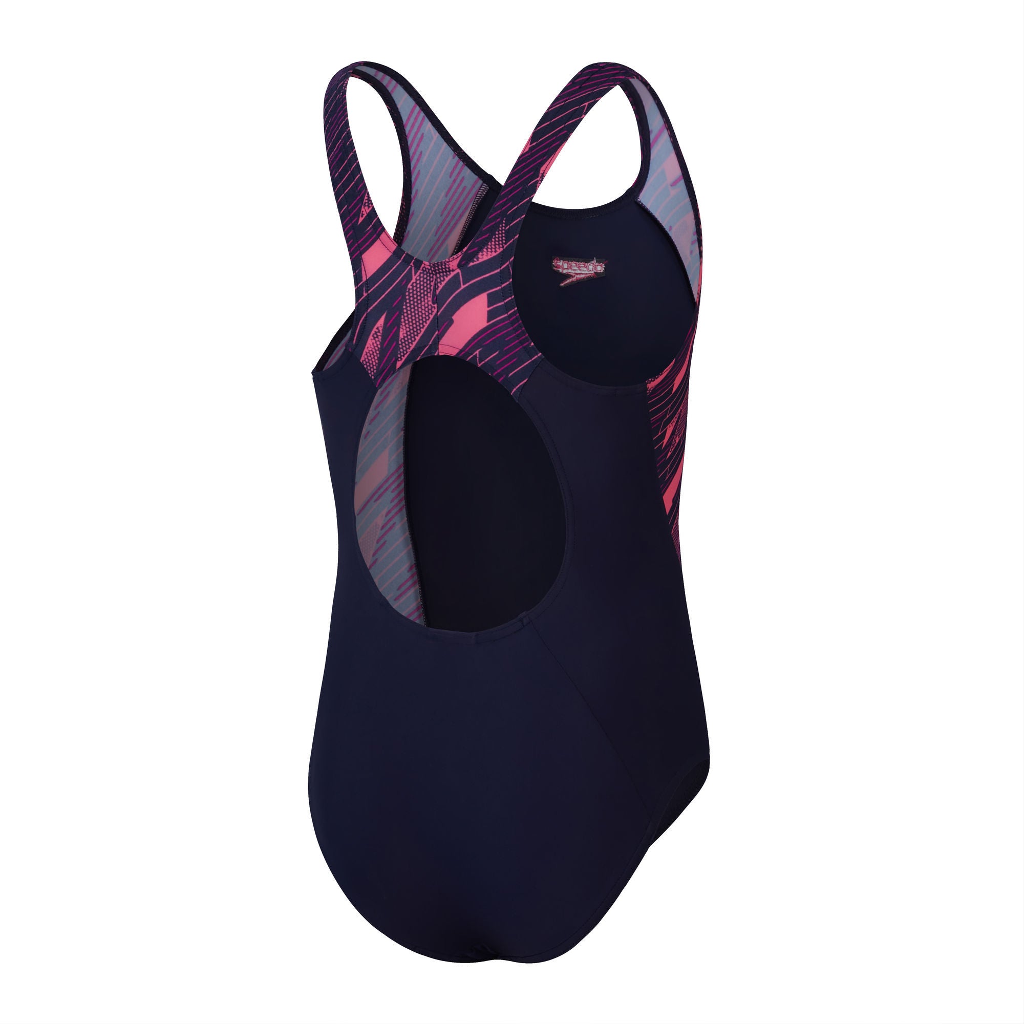 HyperBoom Splice Muscleback Mädchen Badeanzug | Navy