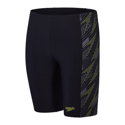 HyperBoom Panel Jungen Badehose | Schwarz
