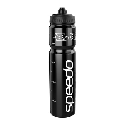 Speedo 1LTR Water Bottle Wasserflasche | Schwarz