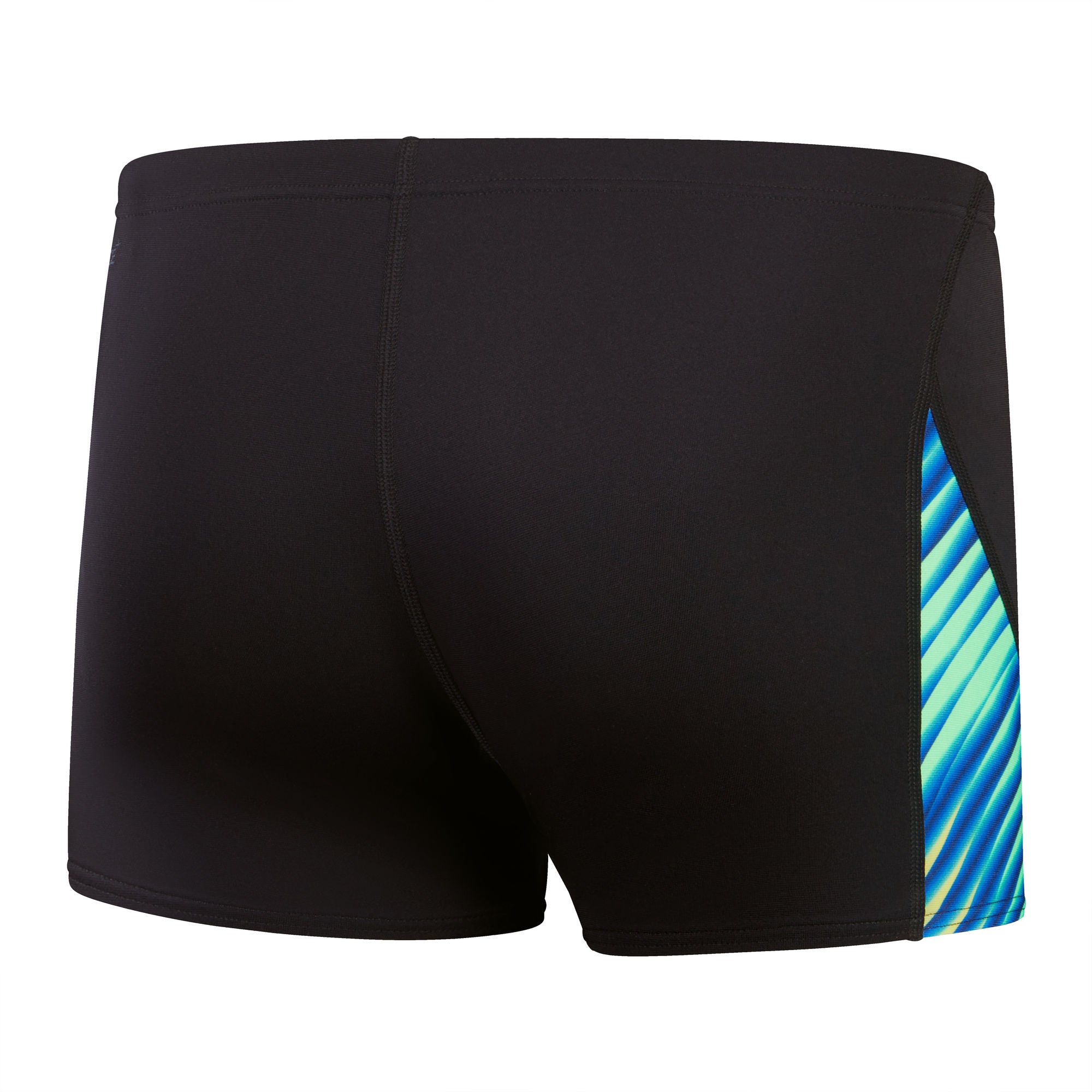 Allover Digi V-Cut Herren Aquashorts | Schwarz