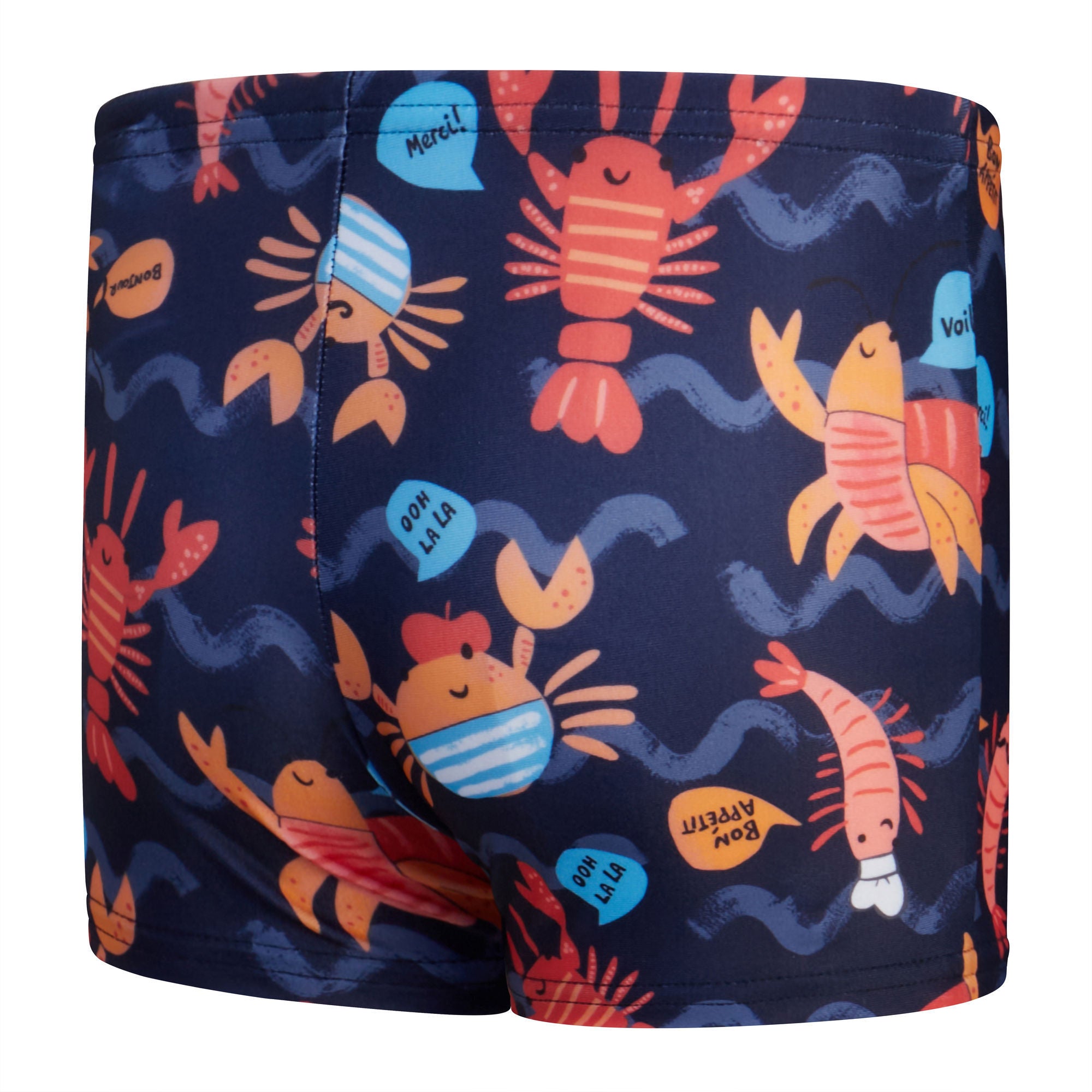 Digital Allover Jungen Badehose | Blau