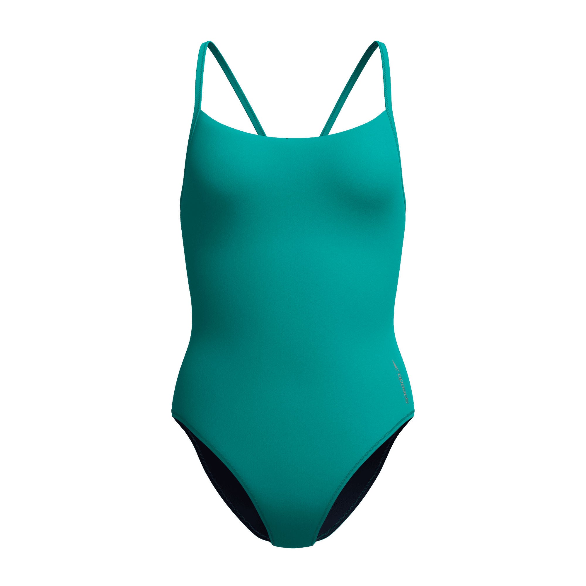 Solid Racerback Damen Badeanzug | Grün
