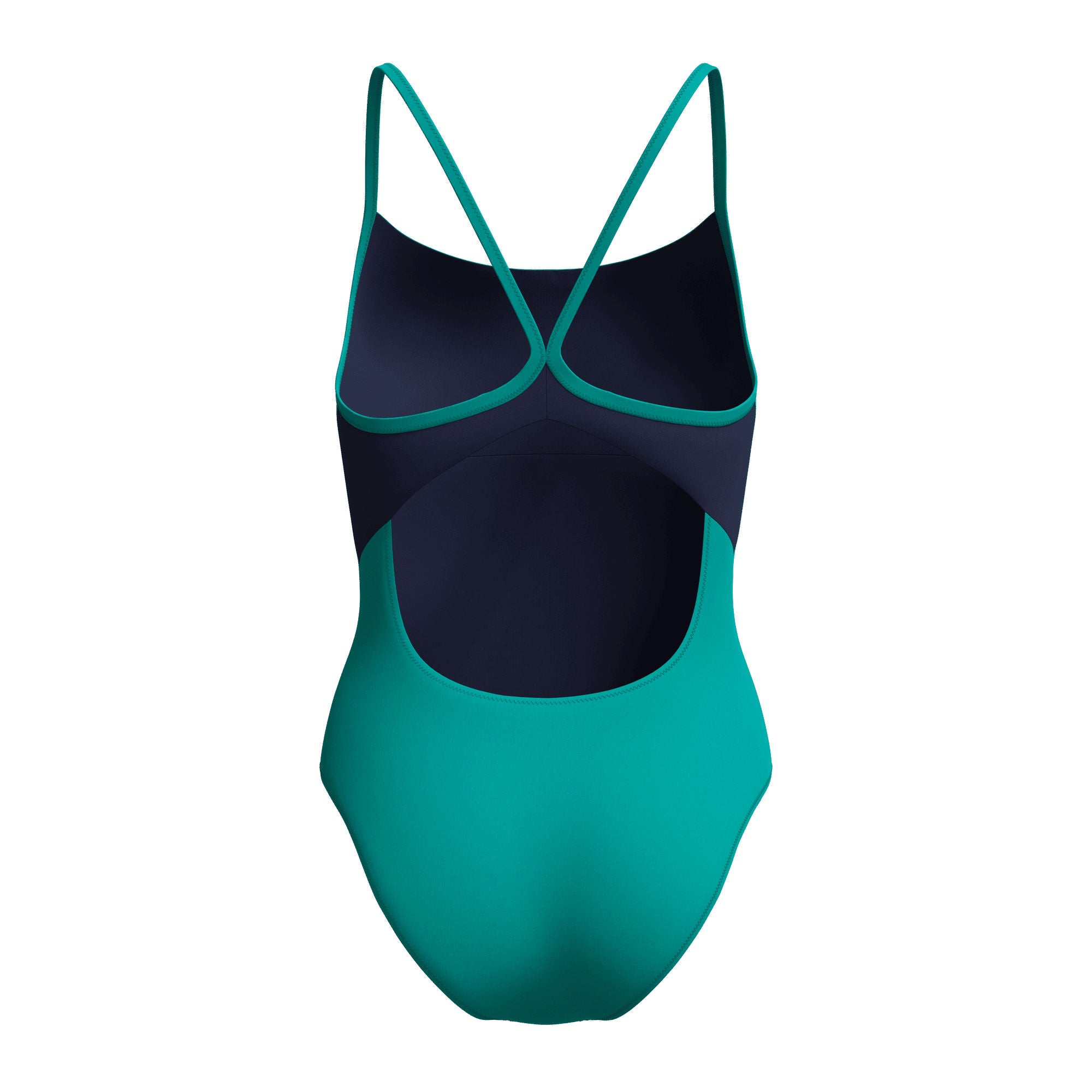 Solid Racerback Damen Badeanzug | Grün