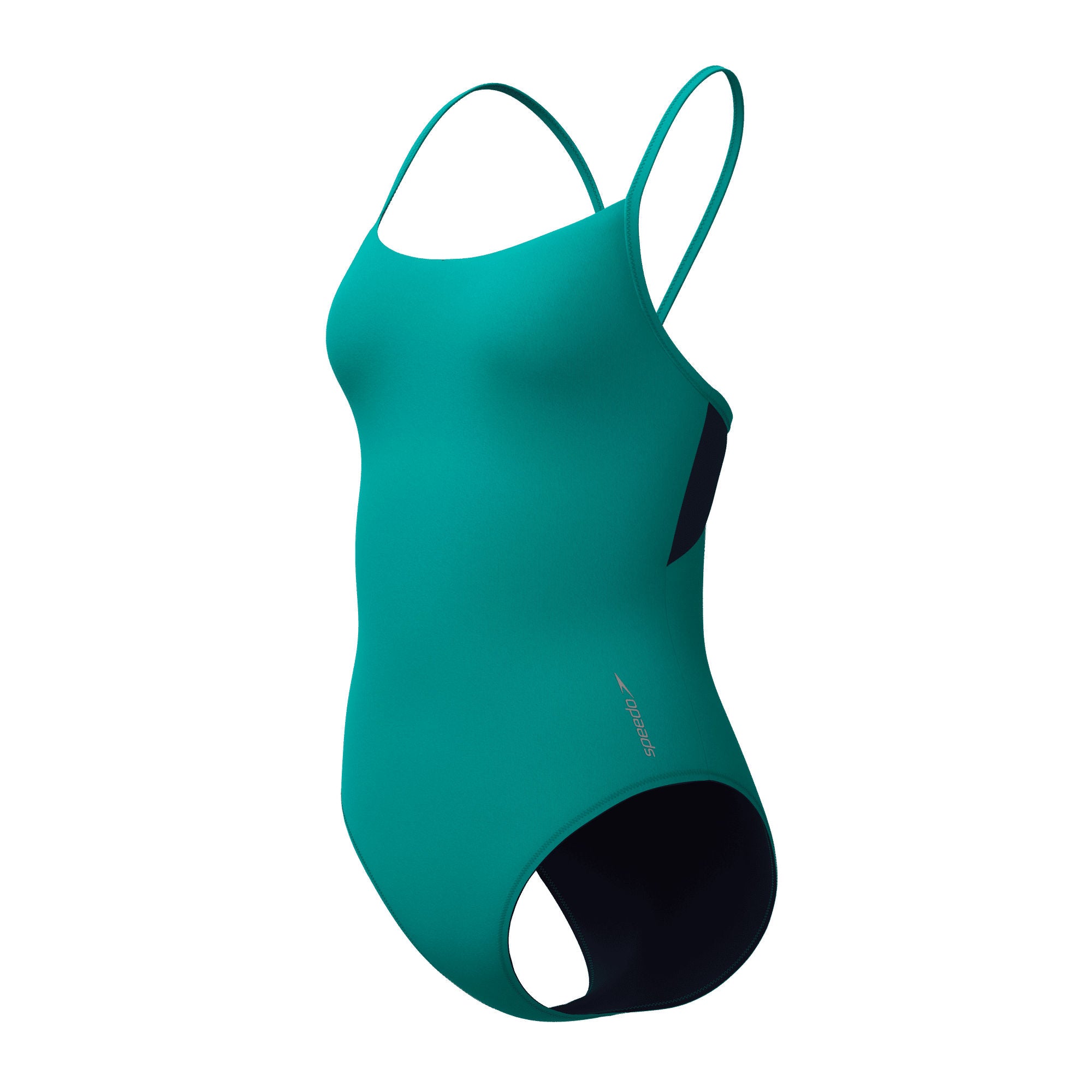 Solid Racerback Damen Badeanzug | Grün