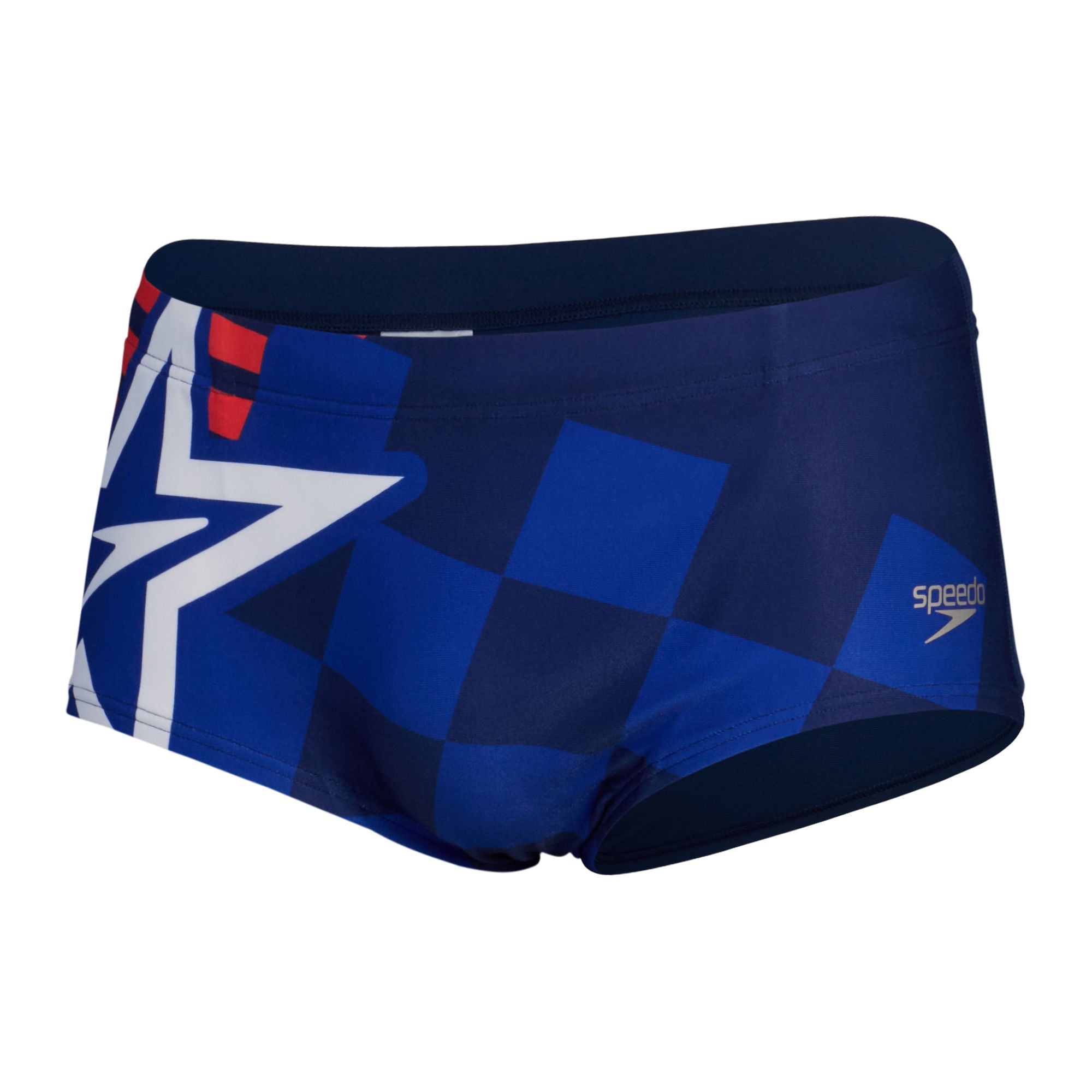 Placement Digital 17cm Herren Badeslip | Blau