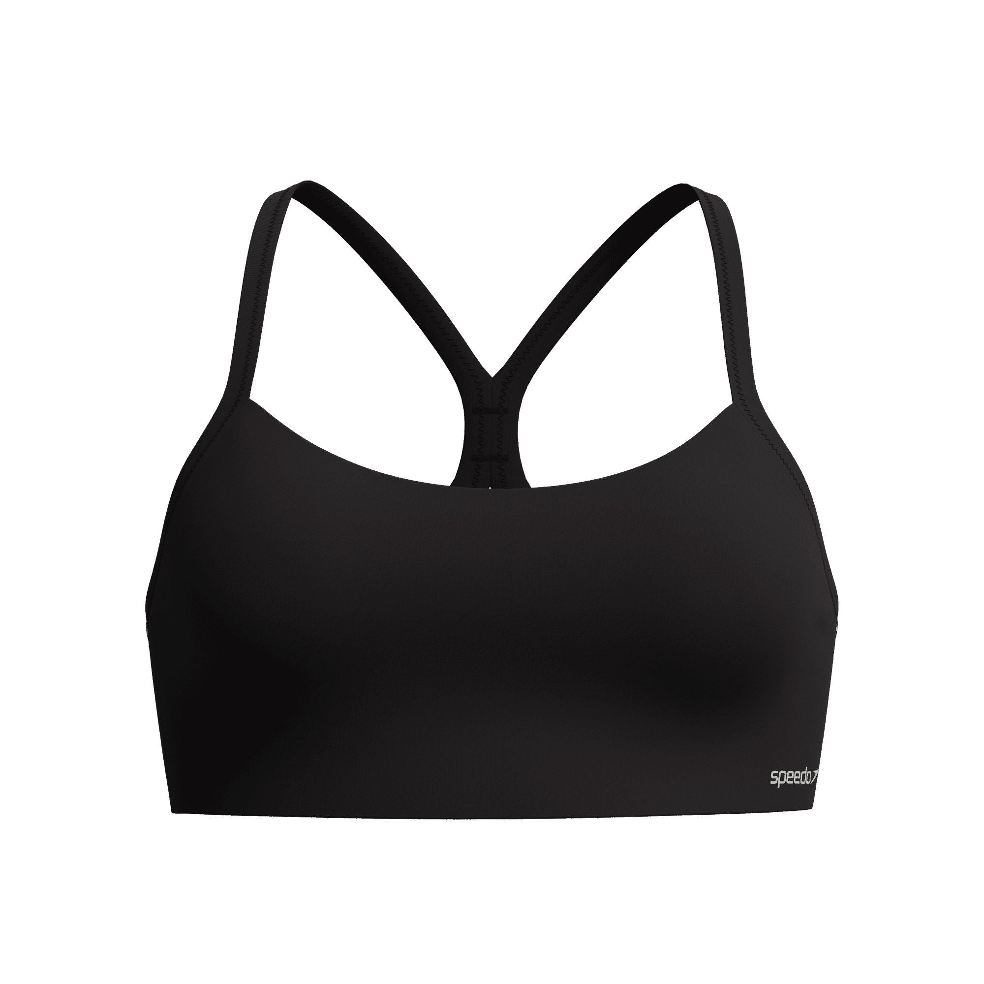Solid Racerback Damen Bikinioberteil | Anthrazit