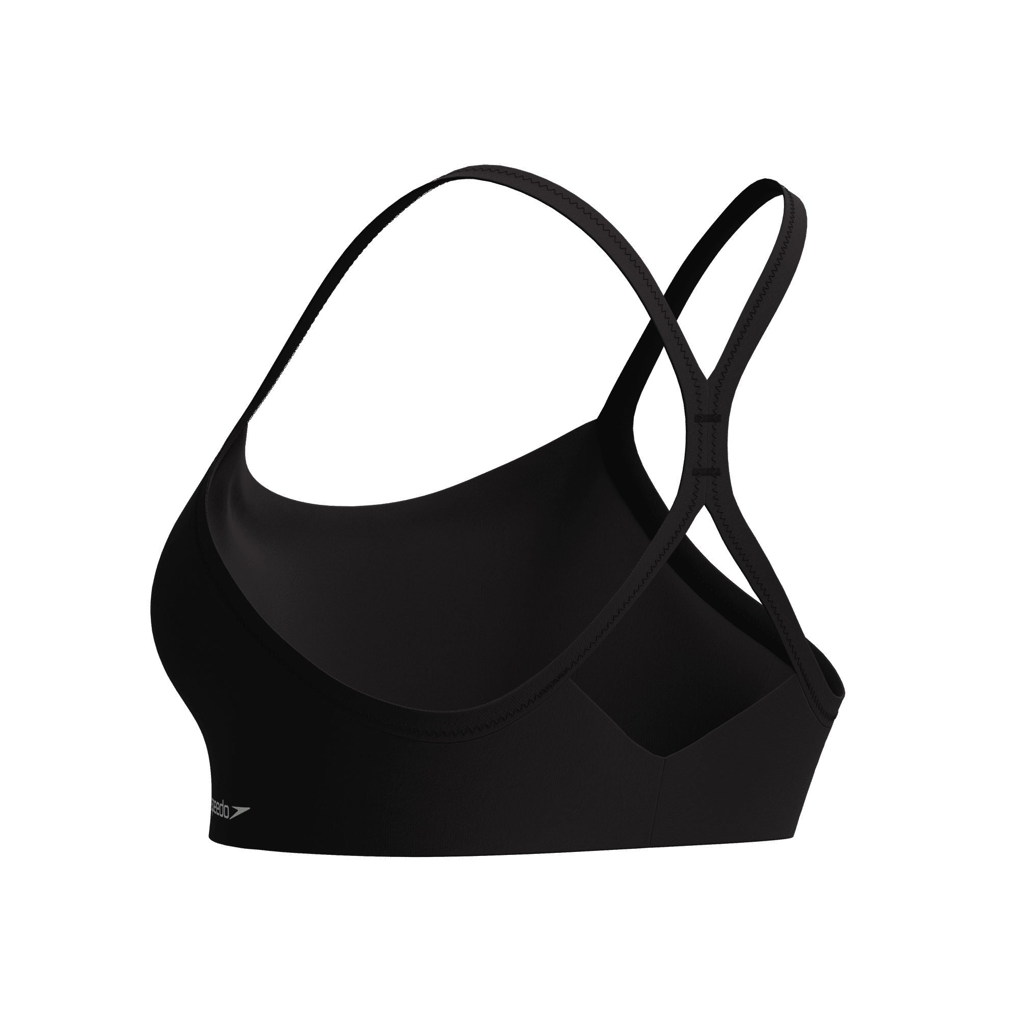 Solid Racerback Damen Bikinioberteil | Anthrazit