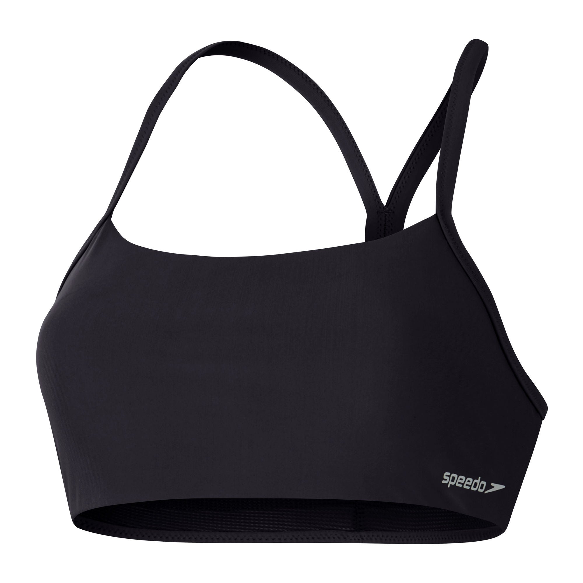 Solid Racerback Damen Bikinioberteil | Anthrazit