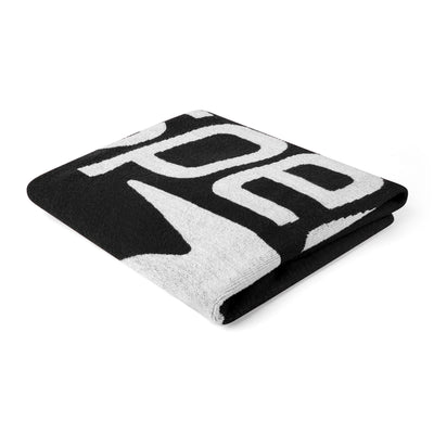 Logo towel Badetuch | Schwarz