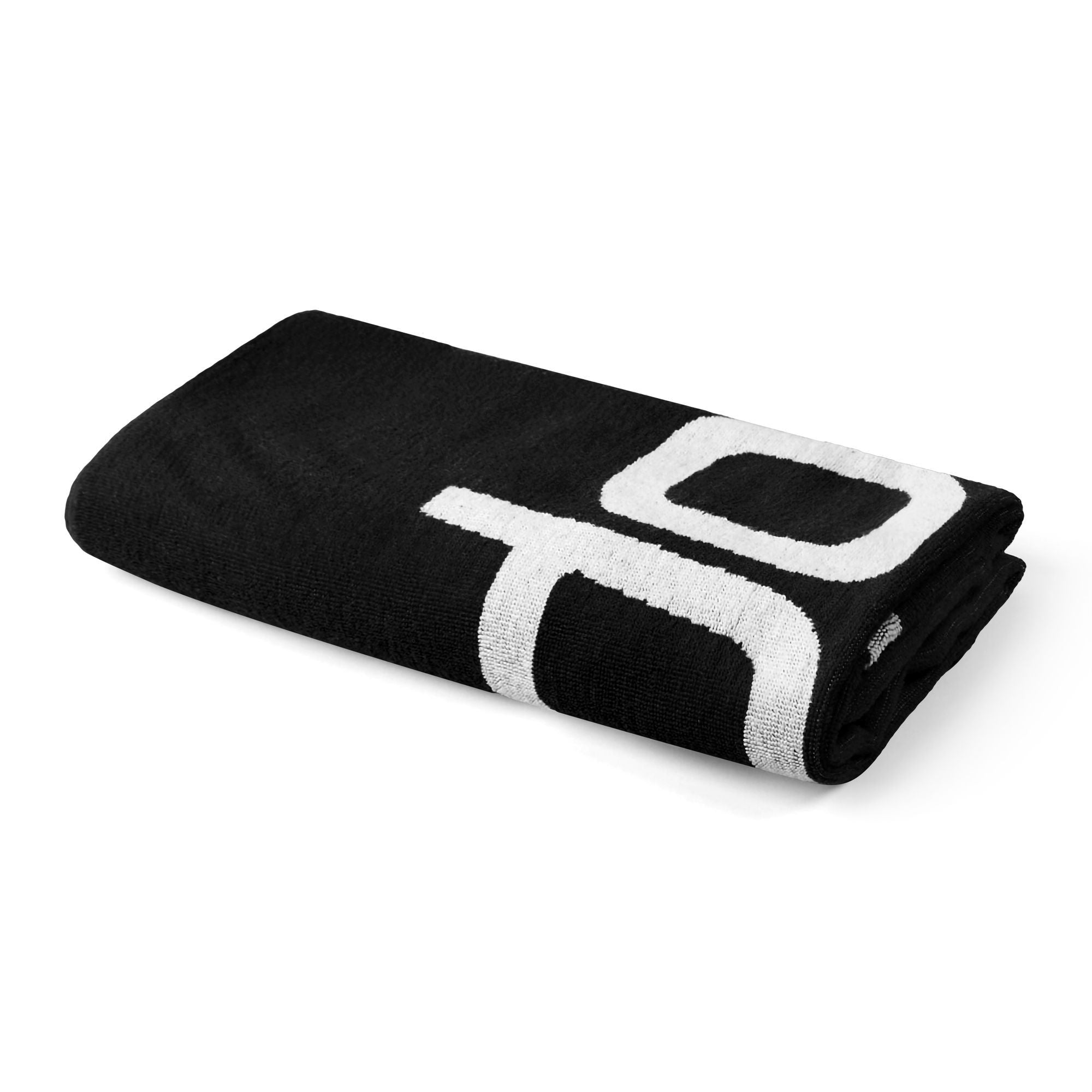 Logo towel Badetuch | Schwarz