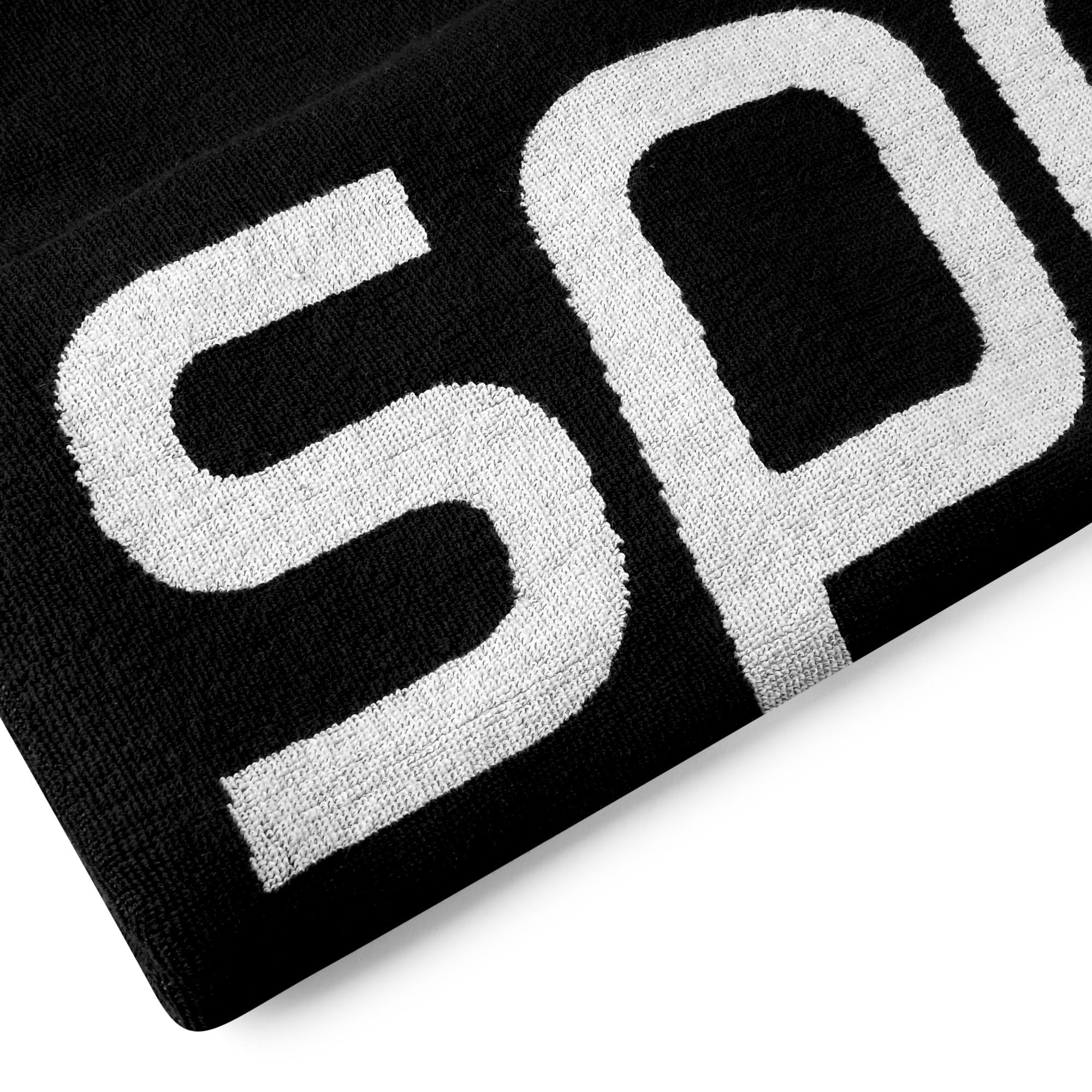 Logo towel Badetuch | Schwarz
