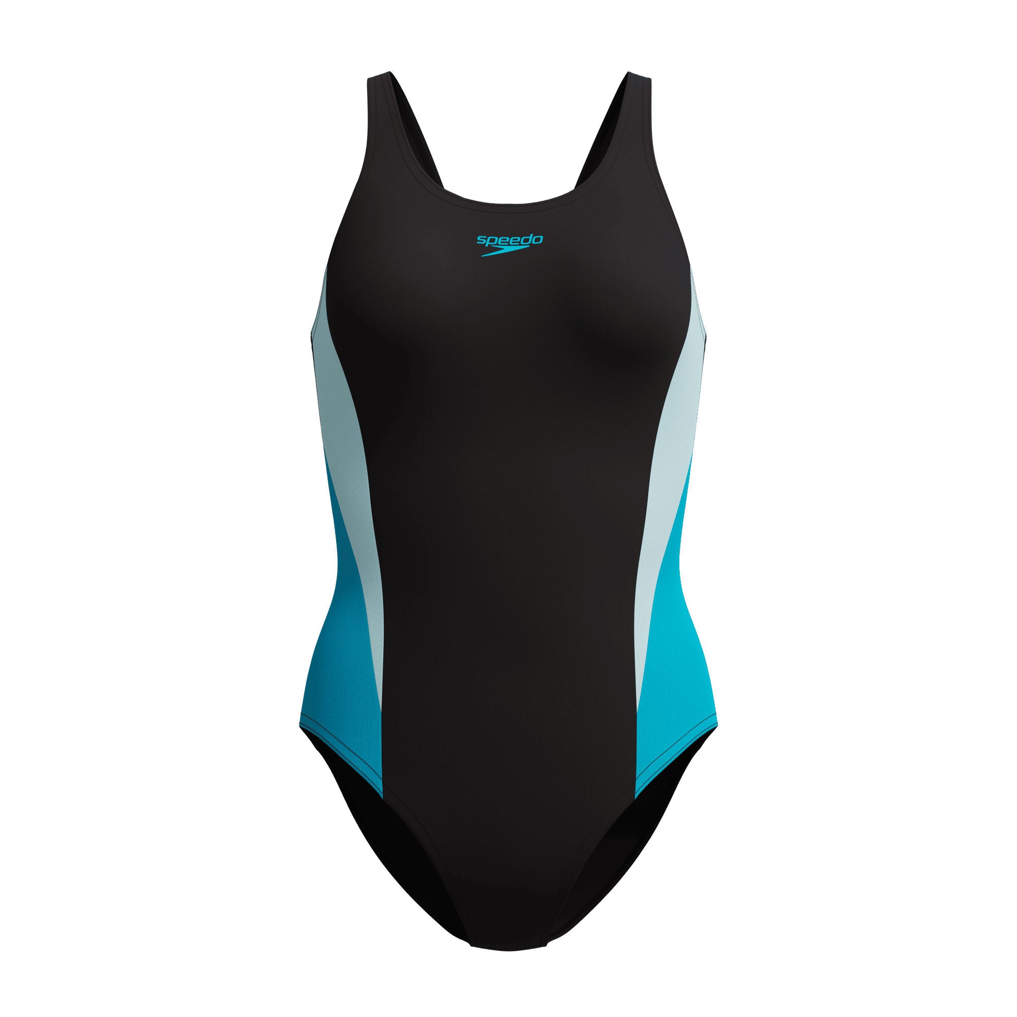 Colorblock Splice 2.0 Damen Badeanzug | Schwarz