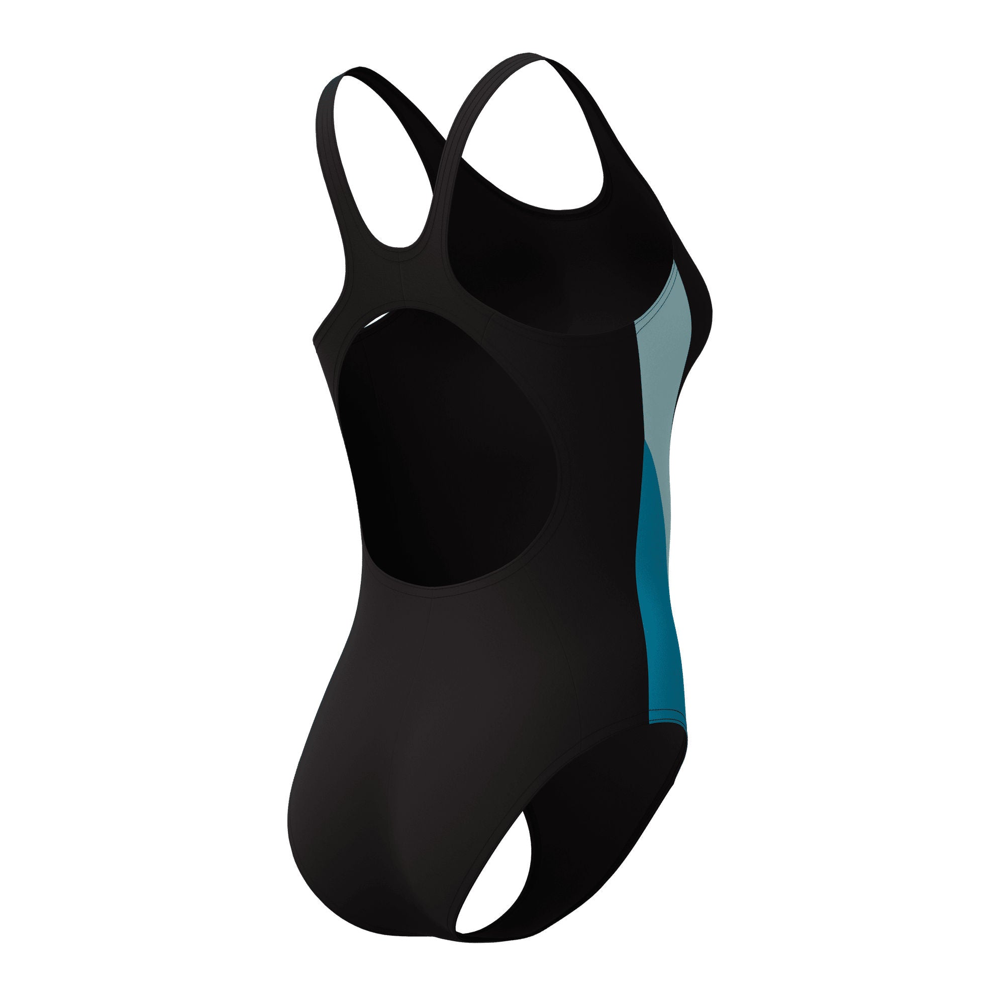 Colorblock Splice 2.0 Damen Badeanzug | Schwarz