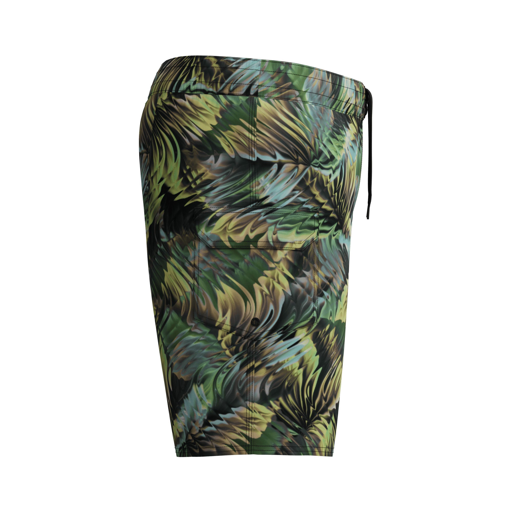 Print Lookout Herren Badeshorts | Grün