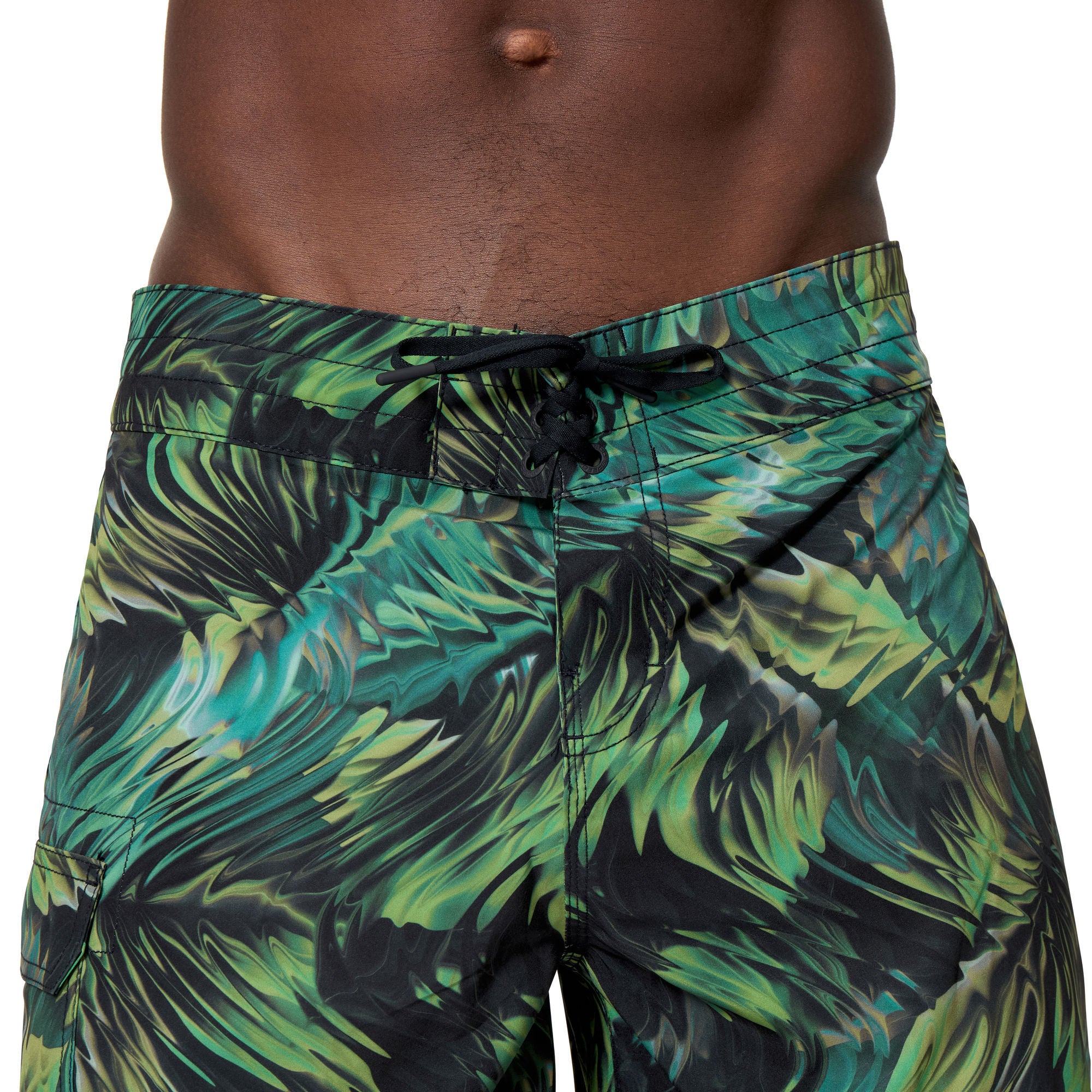 Print Lookout Herren Badeshorts | Grün
