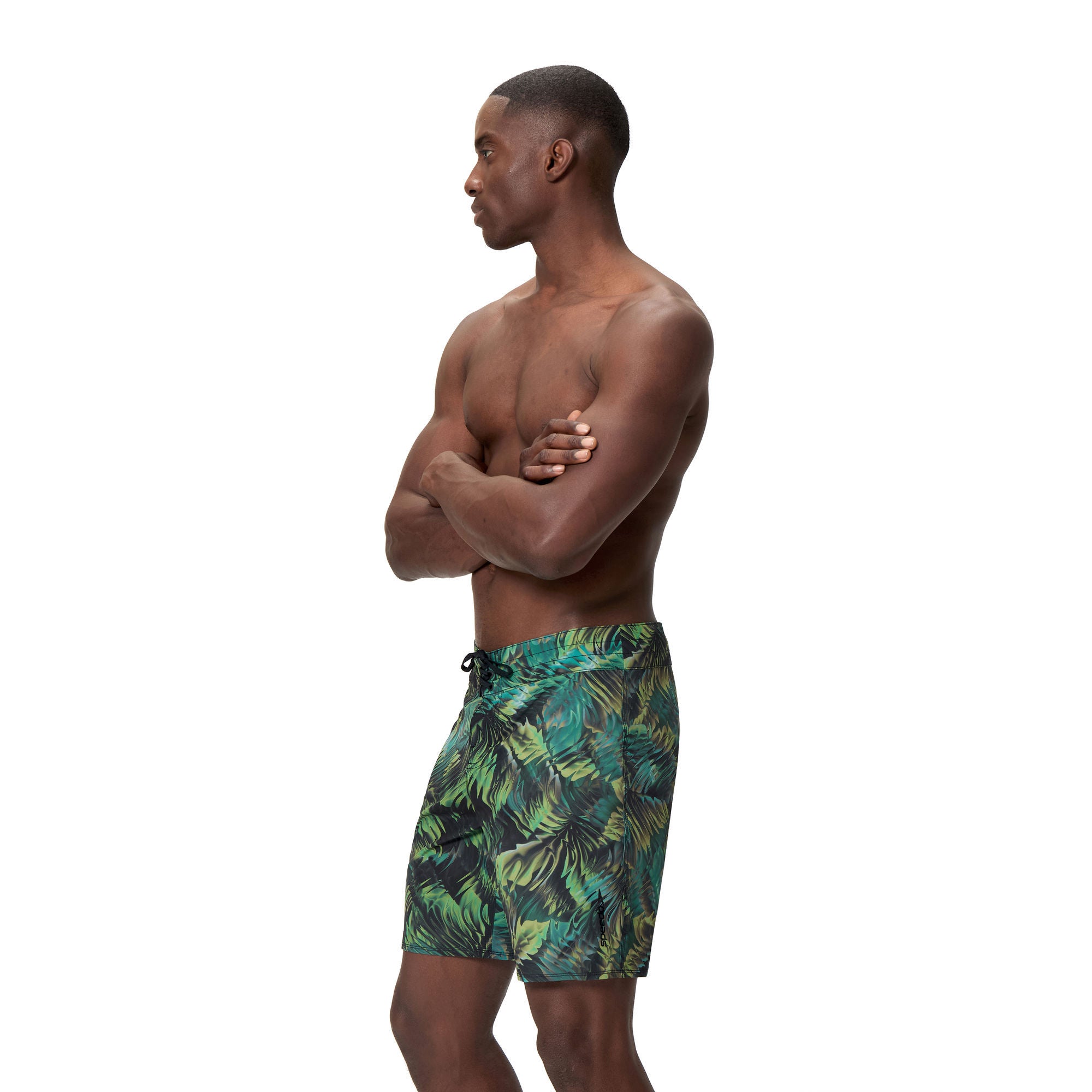 Print Lookout Herren Badeshorts | Grün