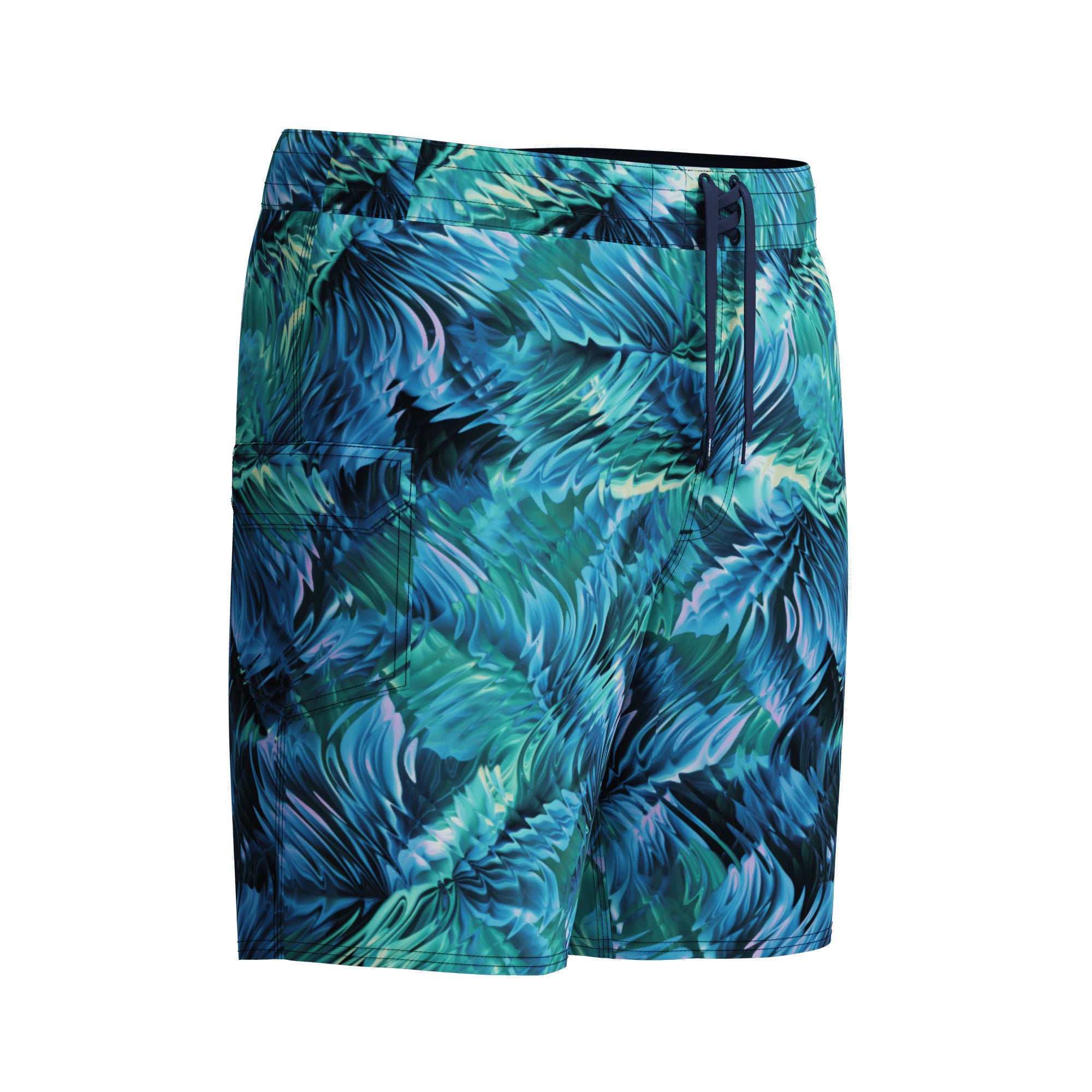 Print Lookout Herren Badeshorts | Blau