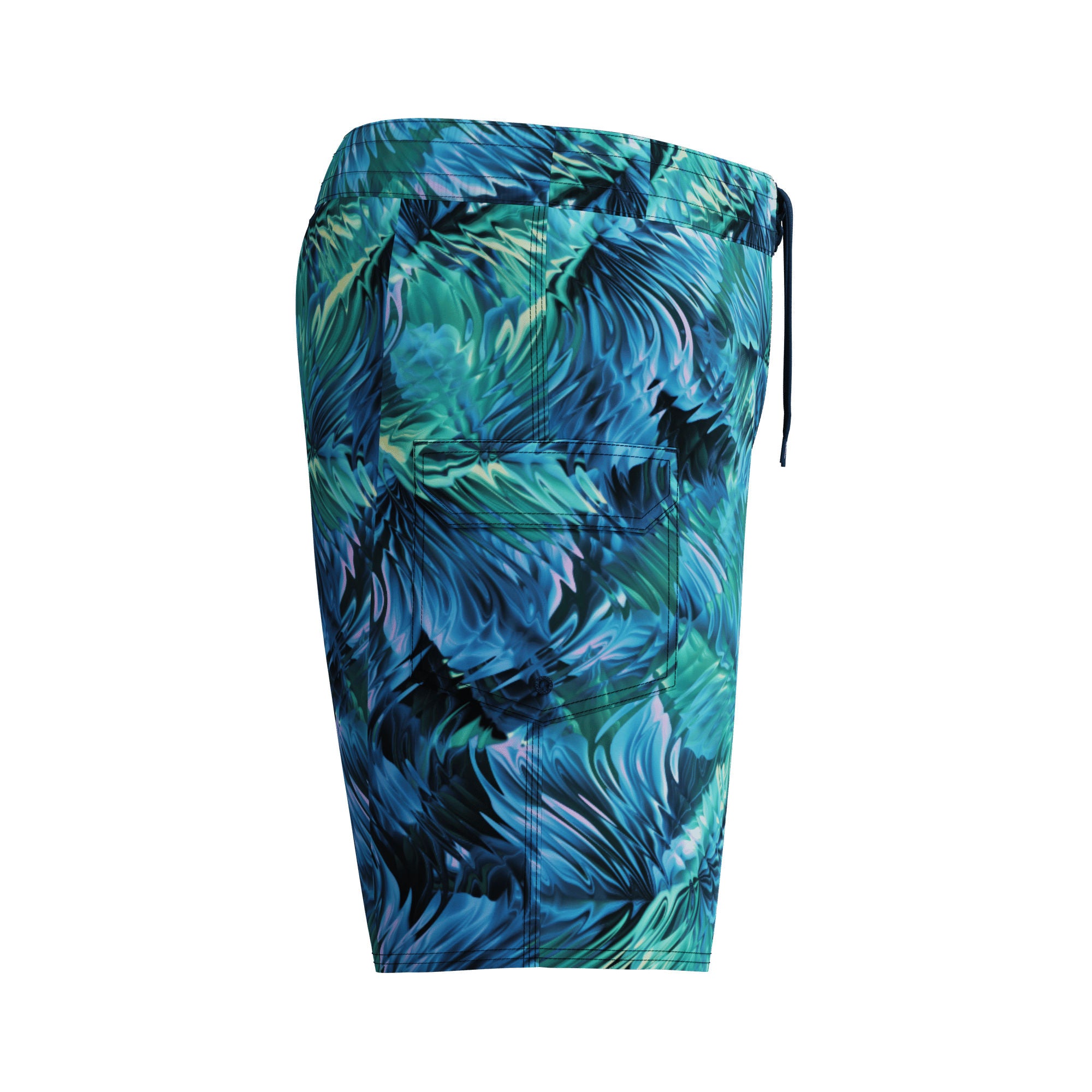 Print Lookout Herren Badeshorts | Blau