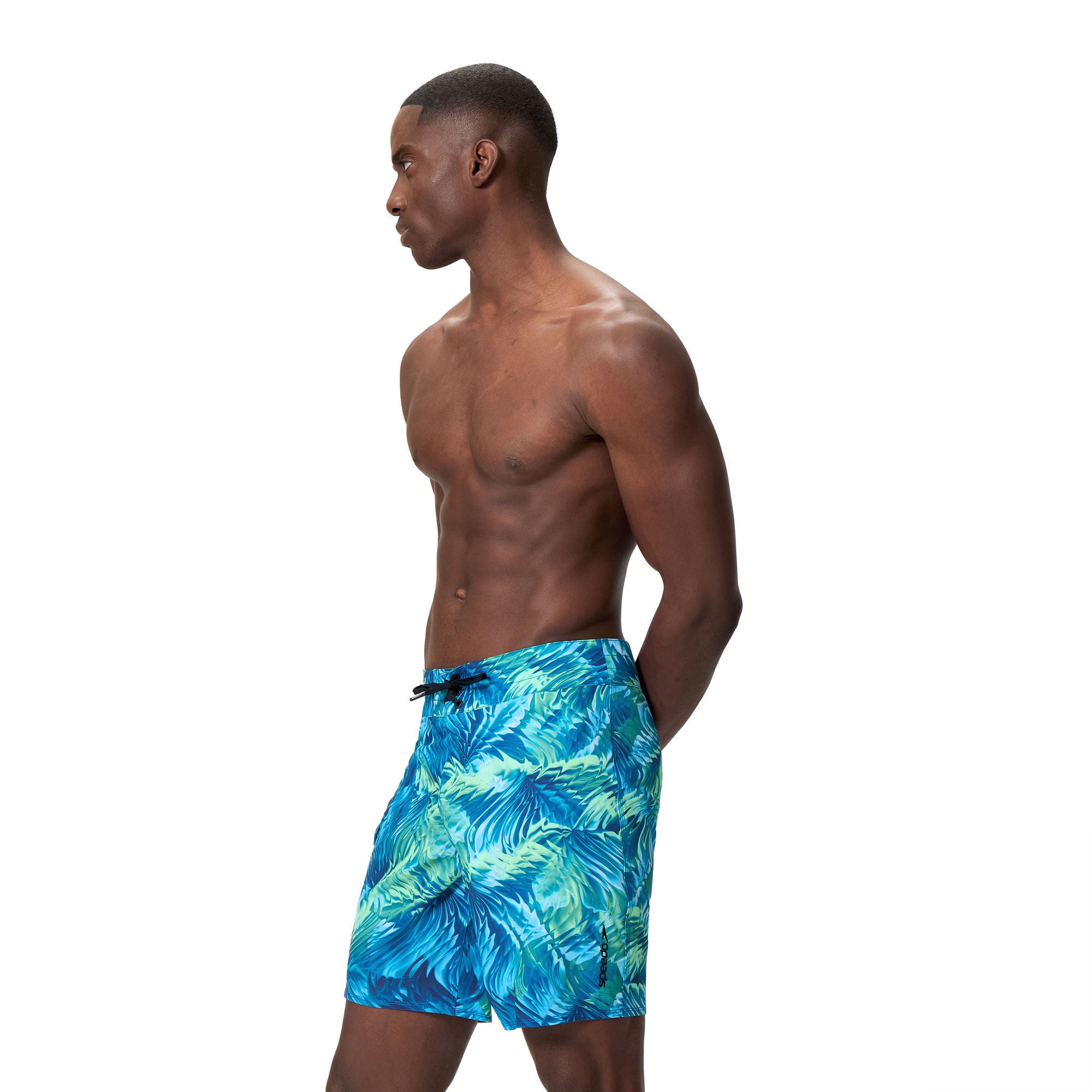 Print Lookout Herren Badeshorts | Blau
