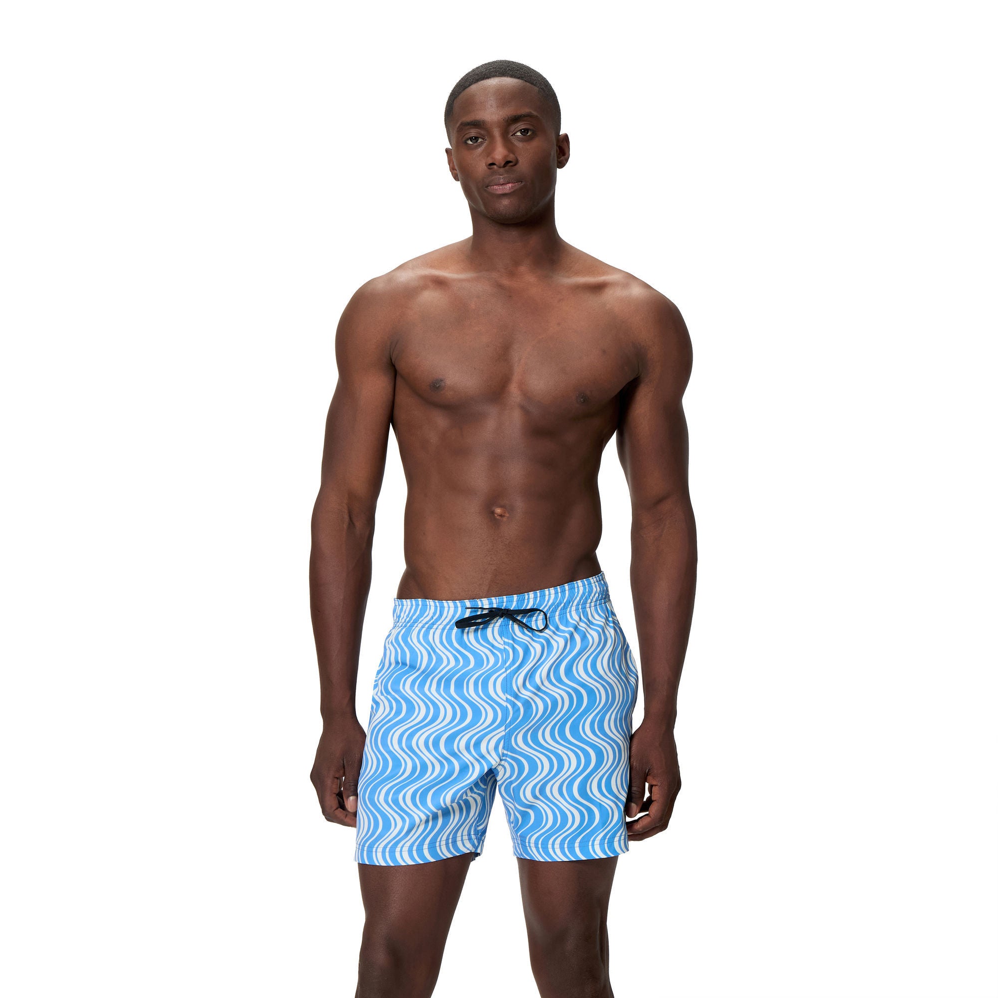 Print Redondo Edge Volley Herren Badeshorts | Blau