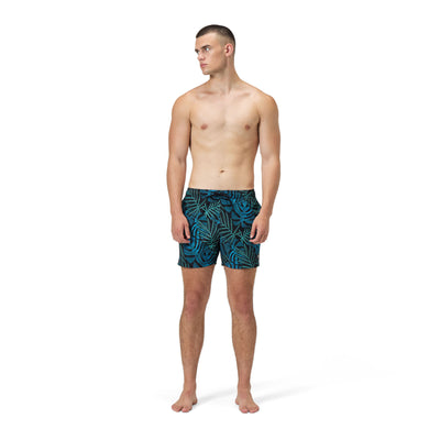Print Redondo Edge Volley Herren Badeshorts | Schwarz