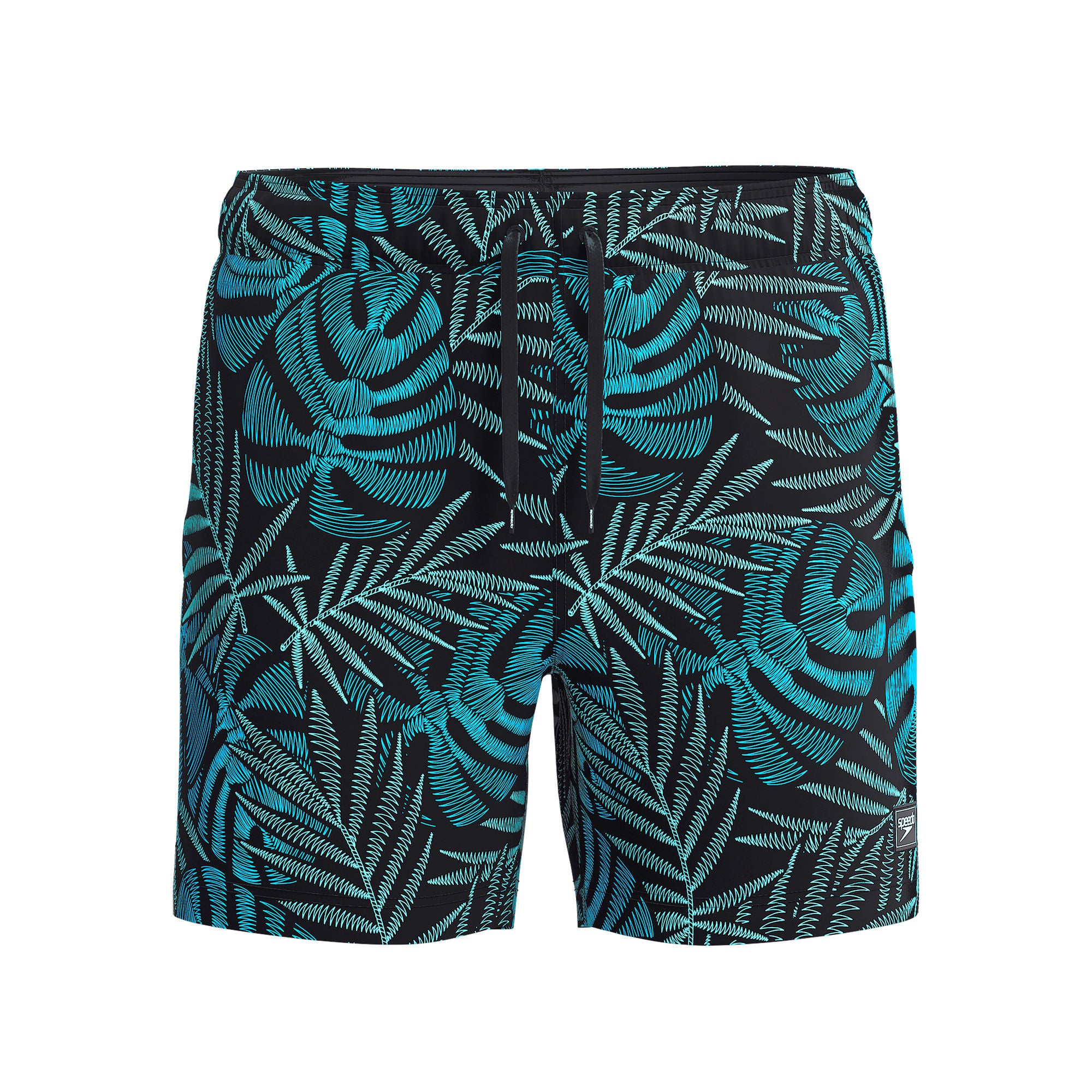 Print Redondo Edge Volley Herren Badeshorts | Schwarz