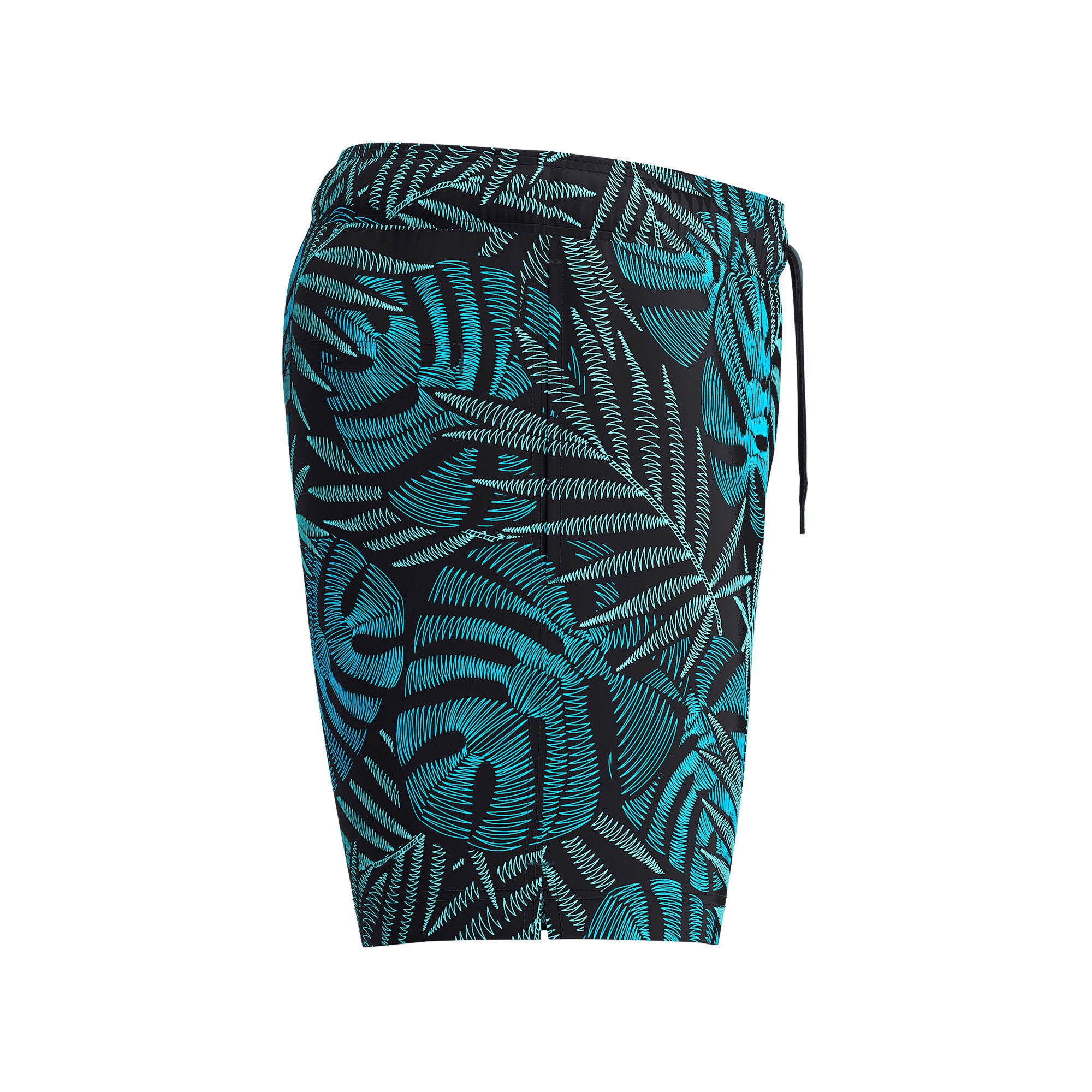 Print Redondo Edge Volley Herren Badeshorts | Schwarz