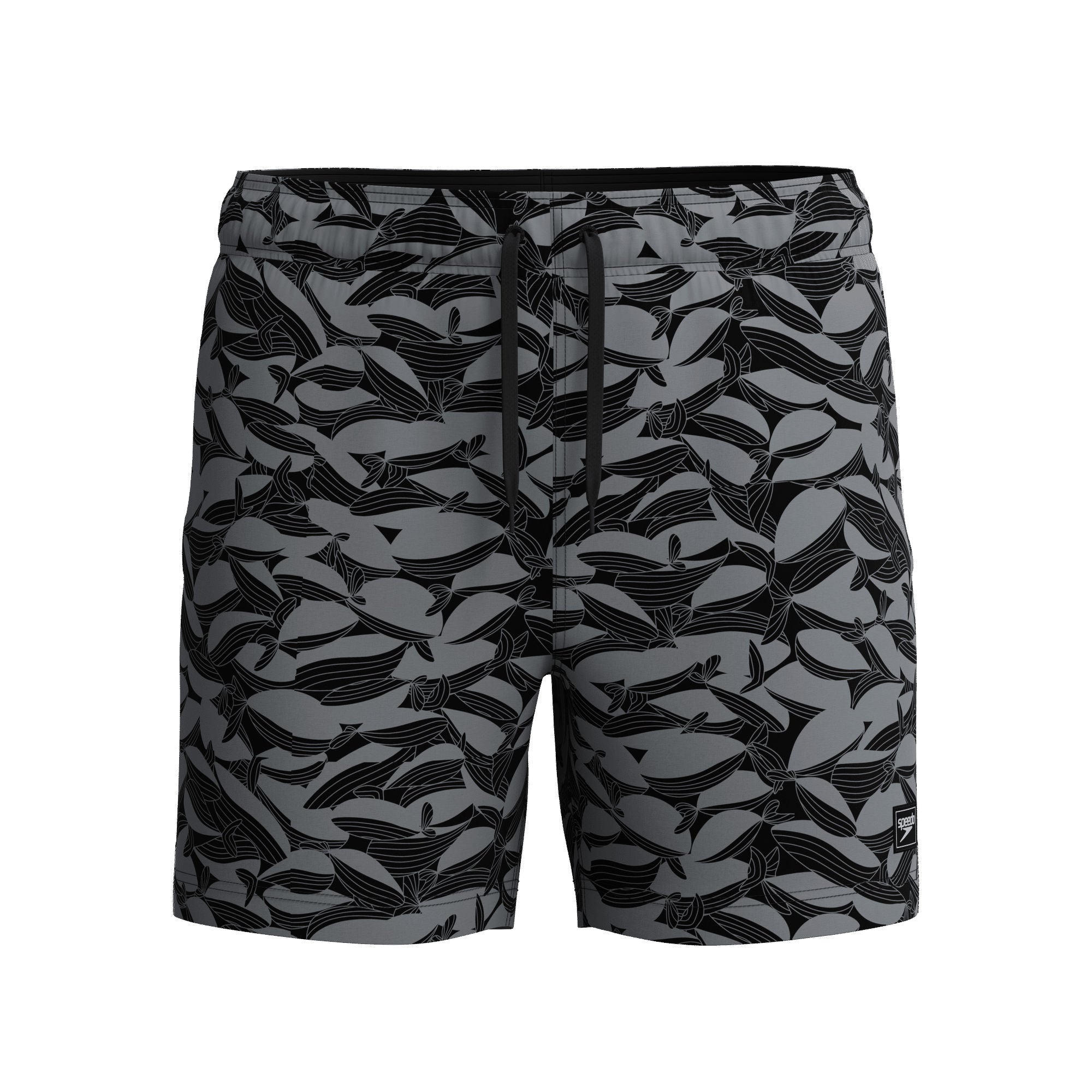 Print Redondo Edge Volley Herren Badeshorts | Schwarz