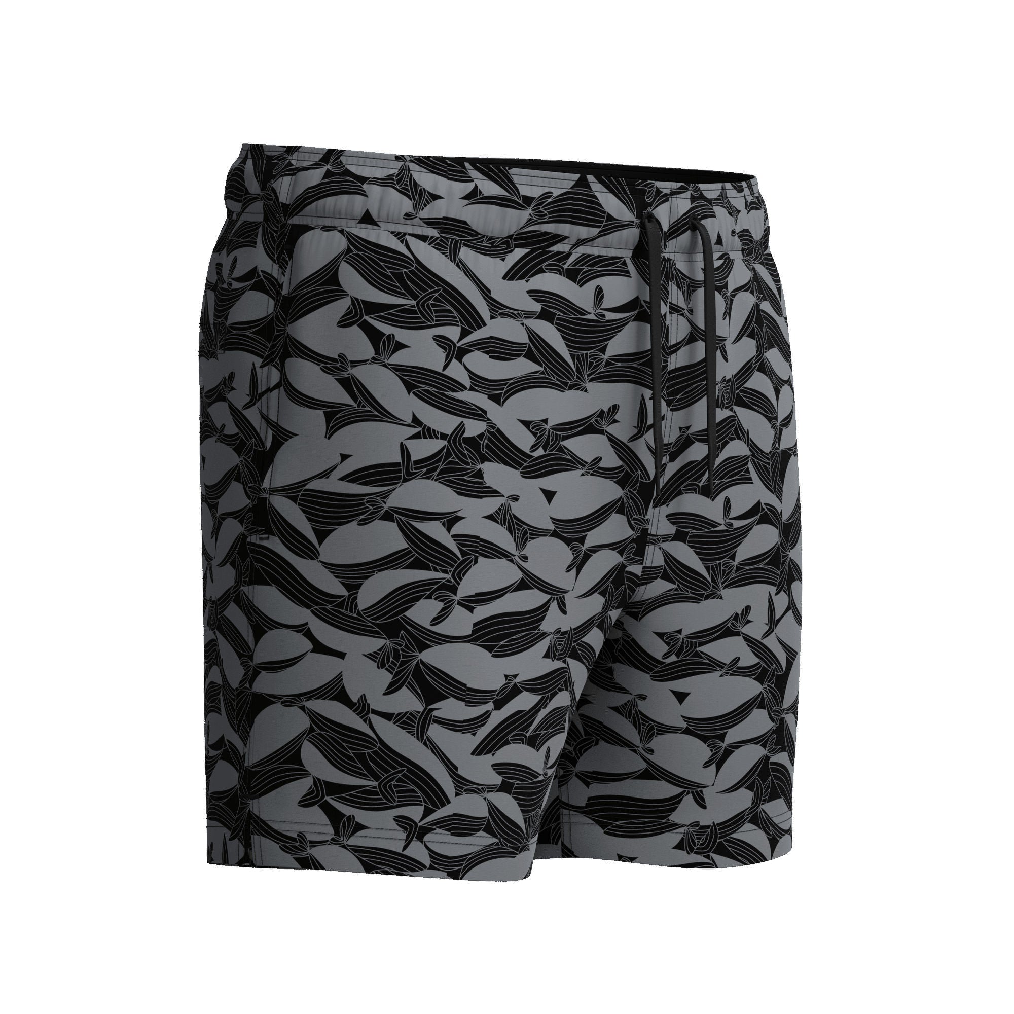 Print Redondo Edge Volley Herren Badeshorts | Schwarz