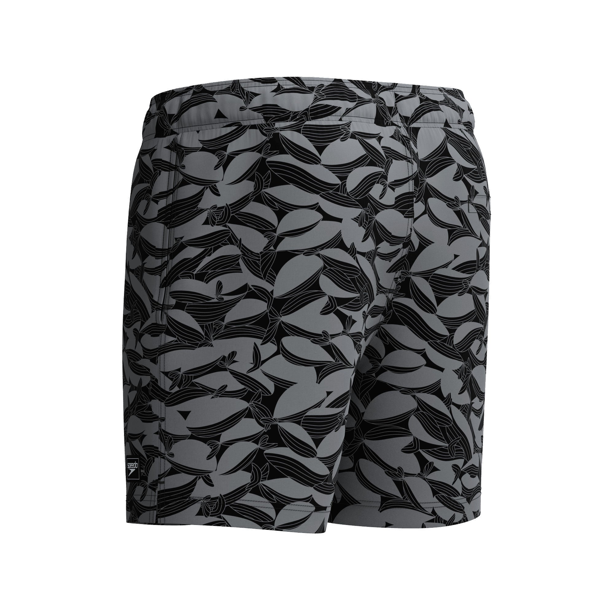 Print Redondo Edge Volley Herren Badeshorts | Schwarz