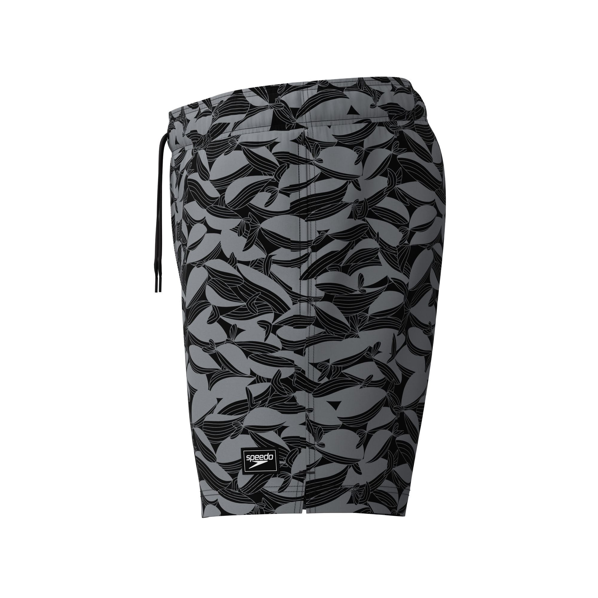 Print Redondo Edge Volley Herren Badeshorts | Schwarz