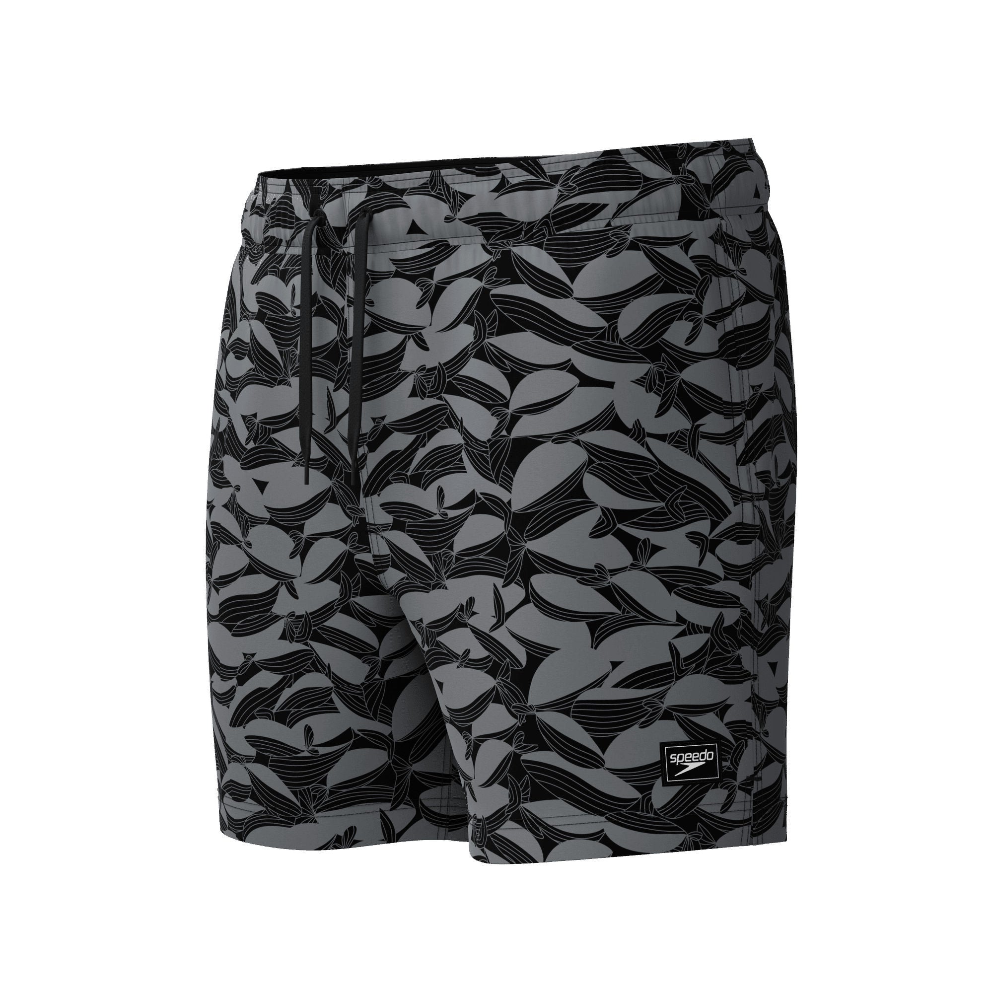 Print Redondo Edge Volley Herren Badeshorts | Schwarz