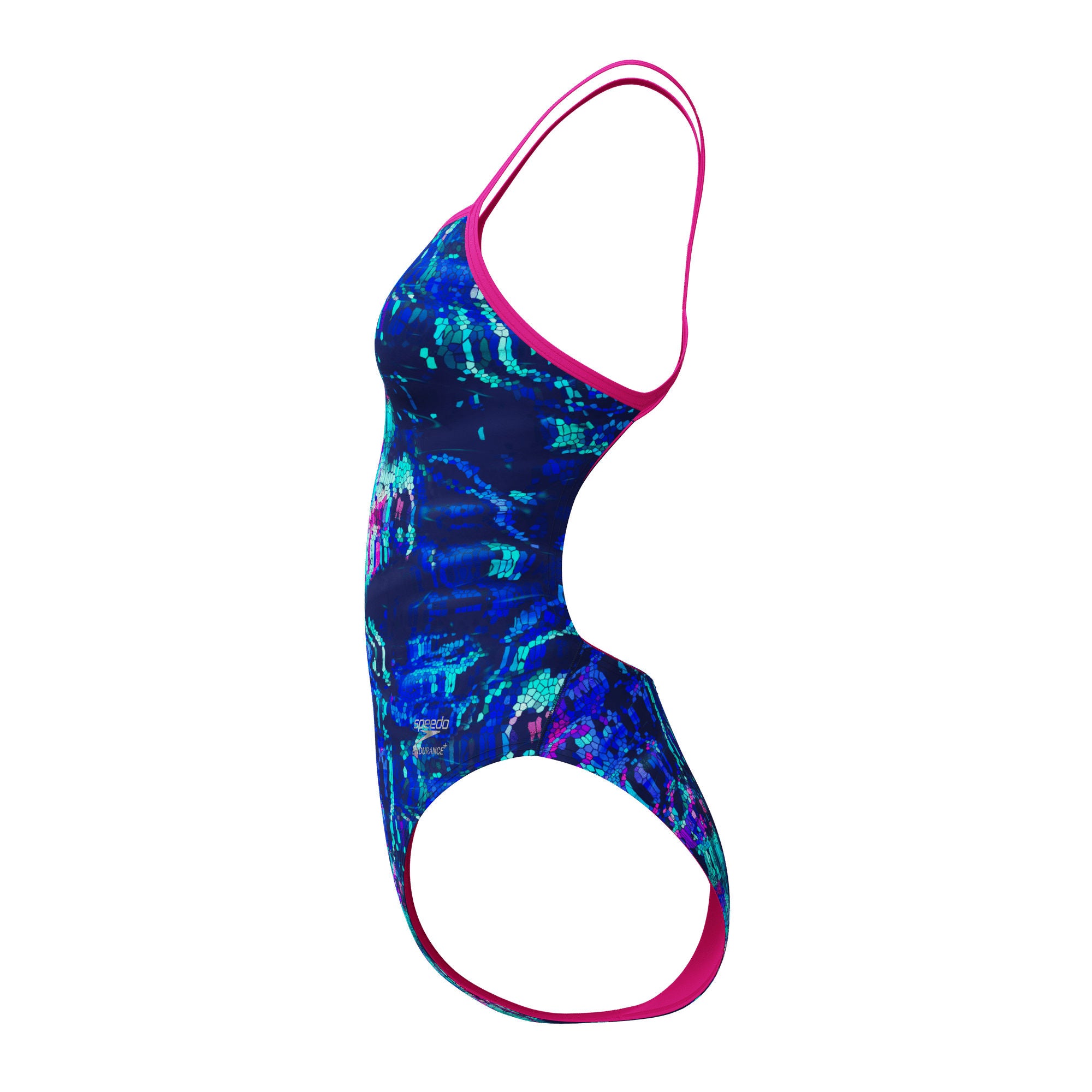 Vanquisher Printed V-Back 2.0 Damen Badeanzug | Navy