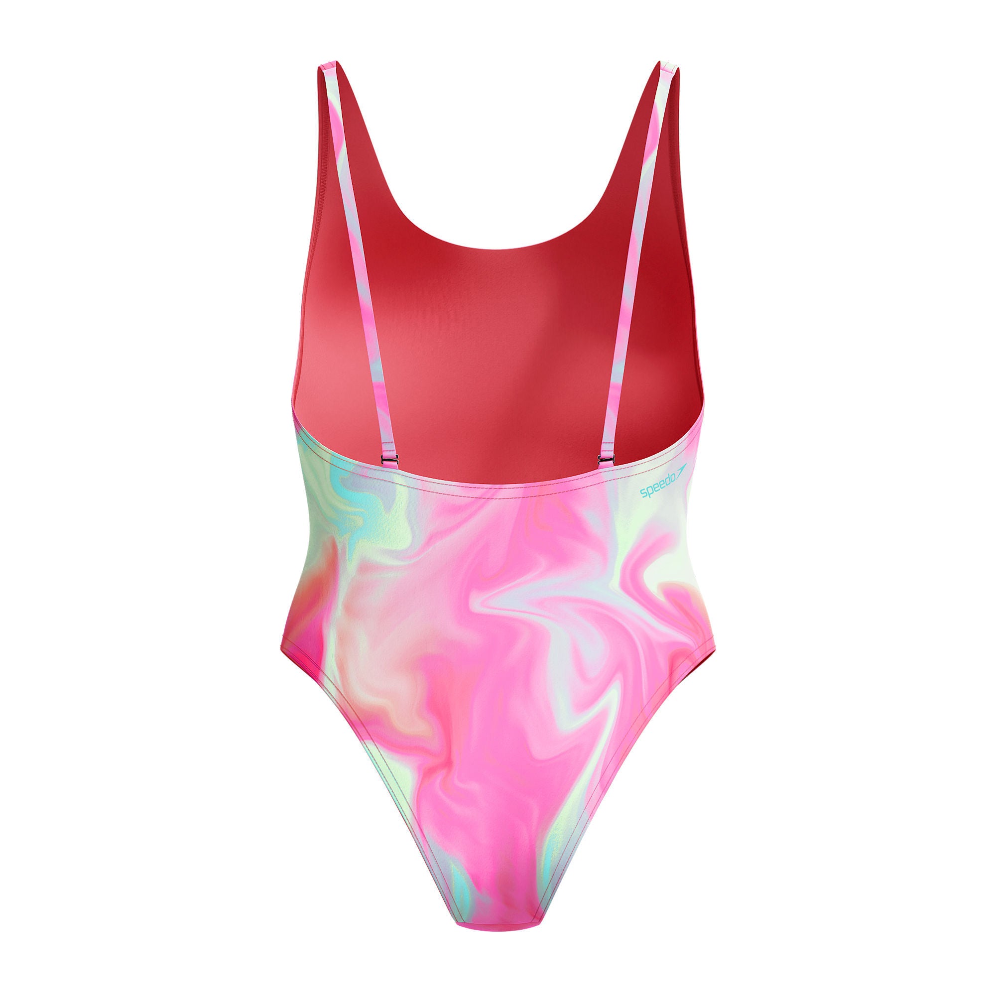 Printed Convertible Damen Badeanzug | Pink