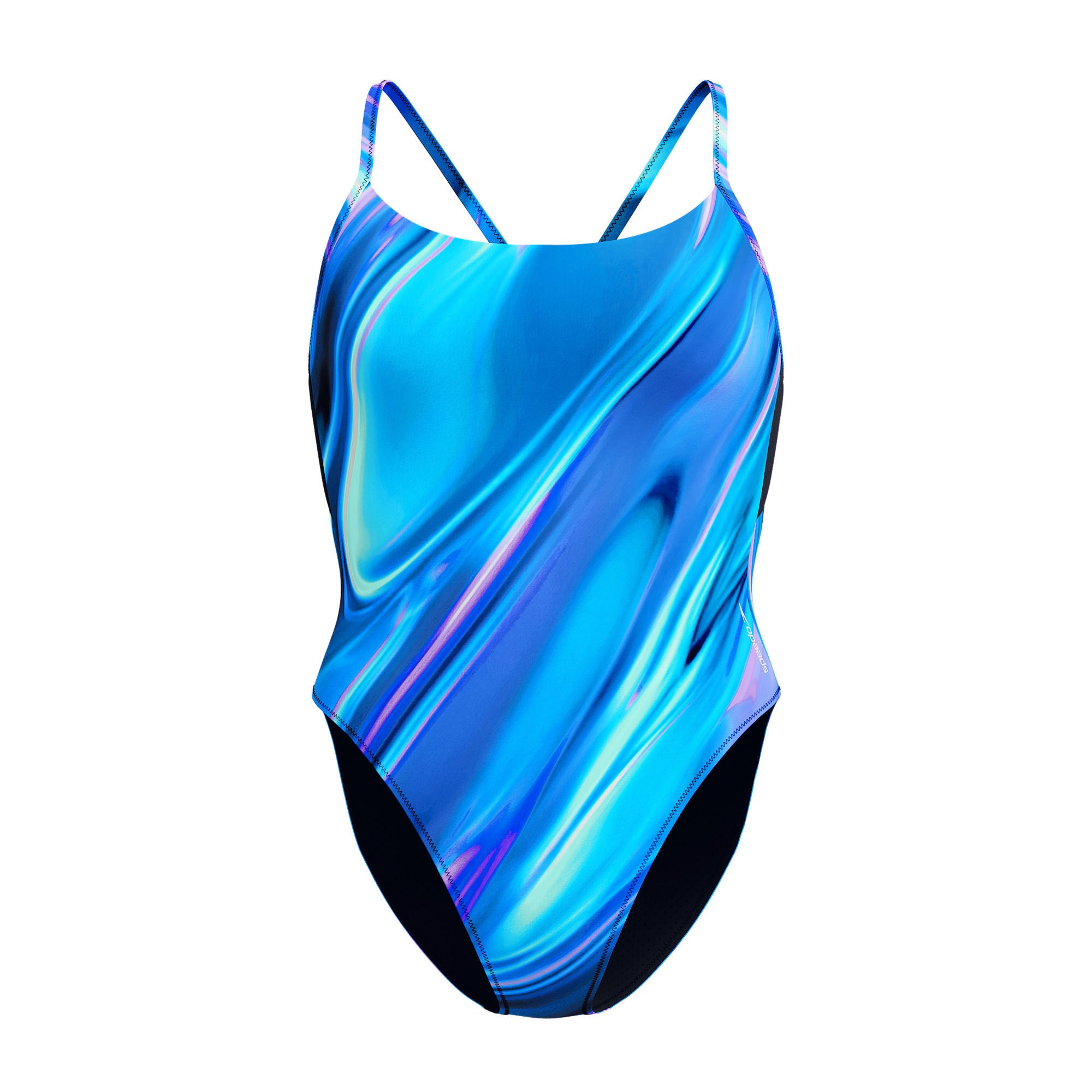 Printed Racerback Damen Badeanzug | Grün