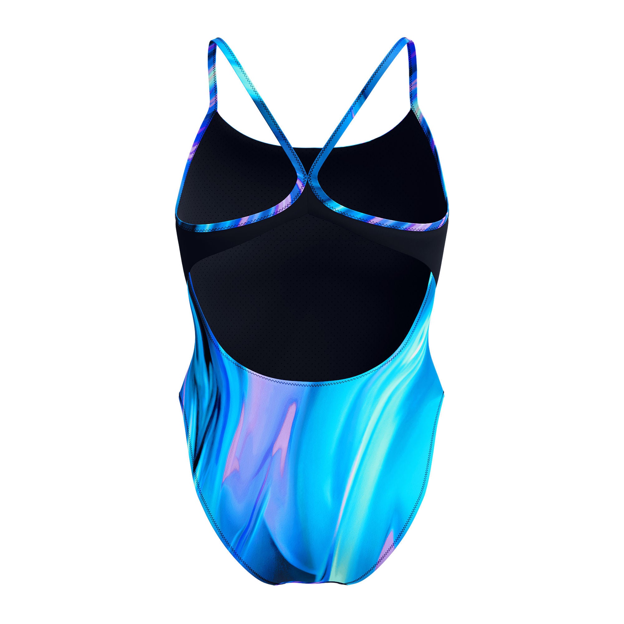 Printed Racerback Damen Badeanzug | Grün