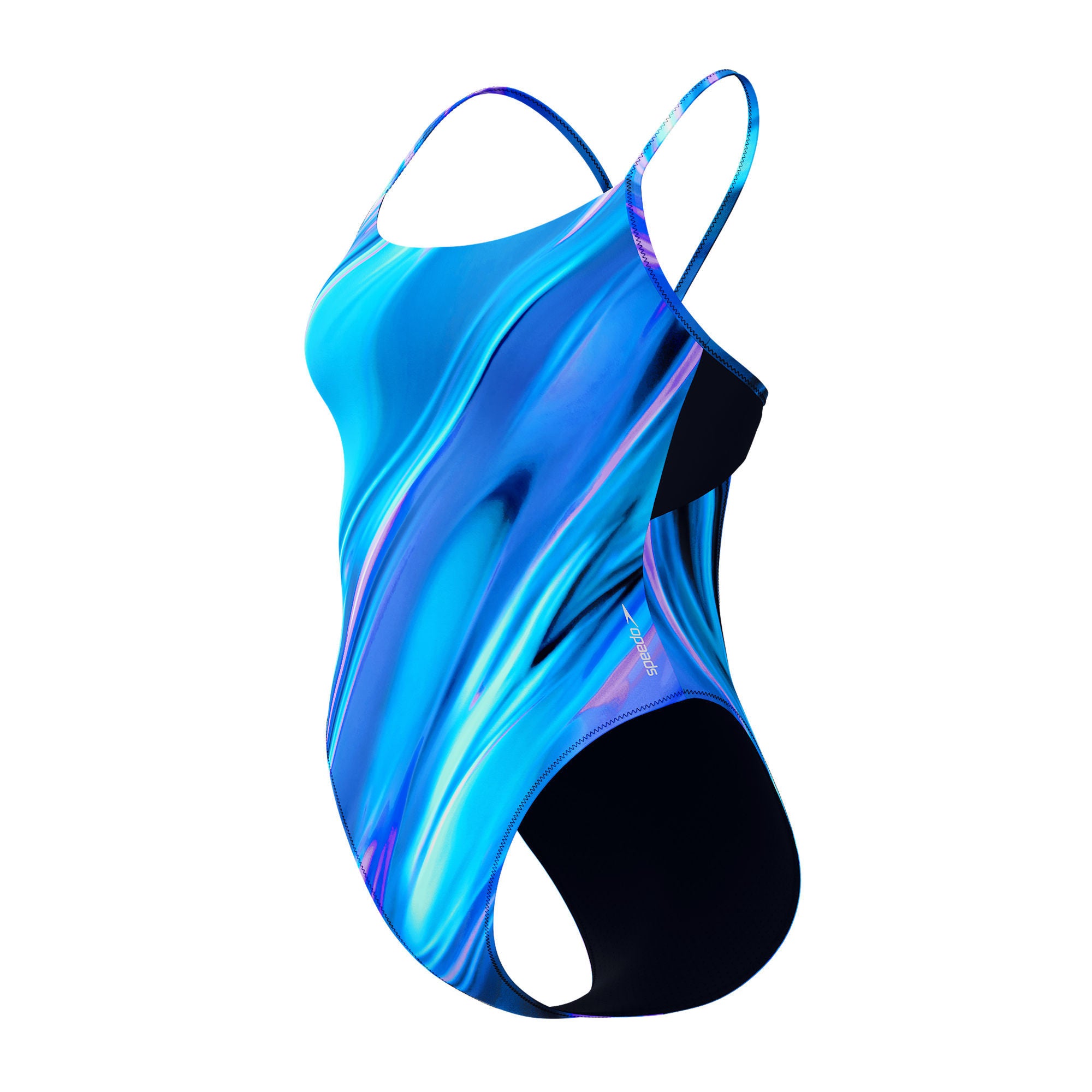 Printed Racerback Damen Badeanzug | Grün