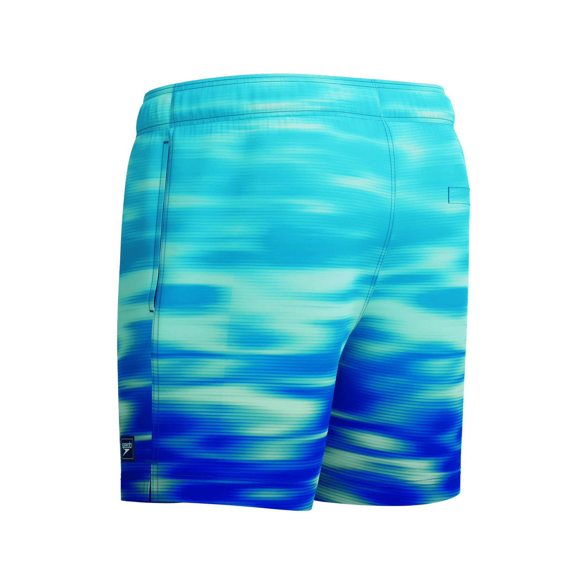 Print Redondo Edge Volley Herren Badeshorts | Blau
