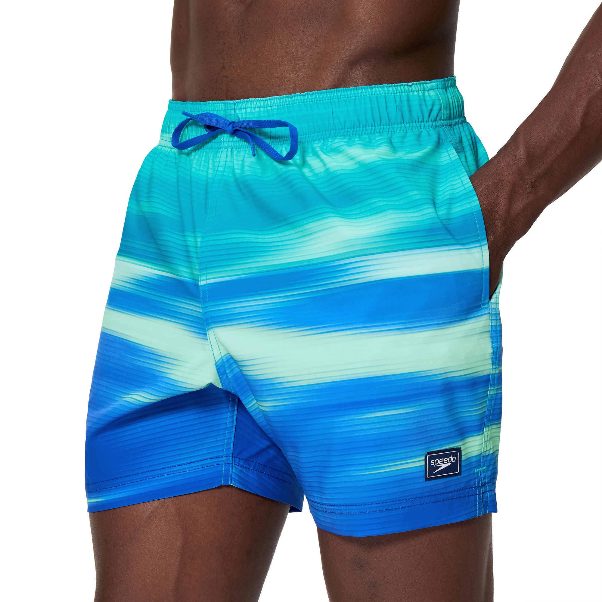Print Redondo Edge Volley Herren Badeshorts | Blau
