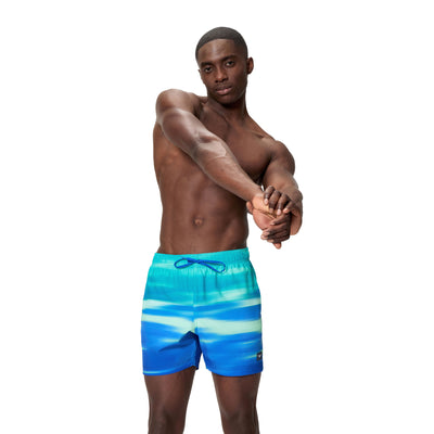 Print Redondo Edge Volley Herren Badeshorts | Blau