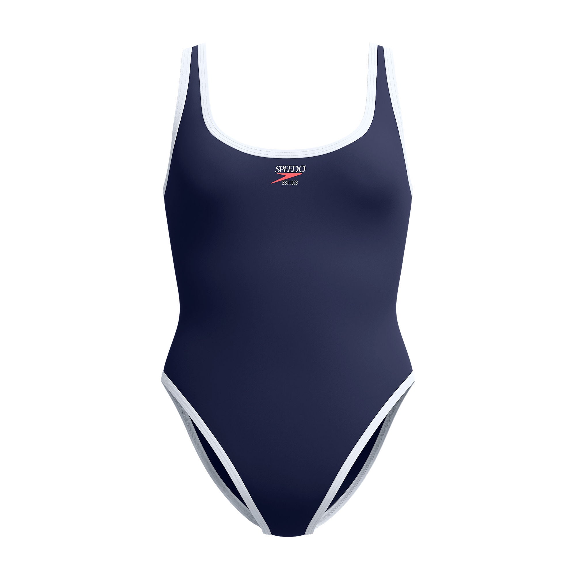 Solid Bound Scoop Damen Badeanzug | Navy