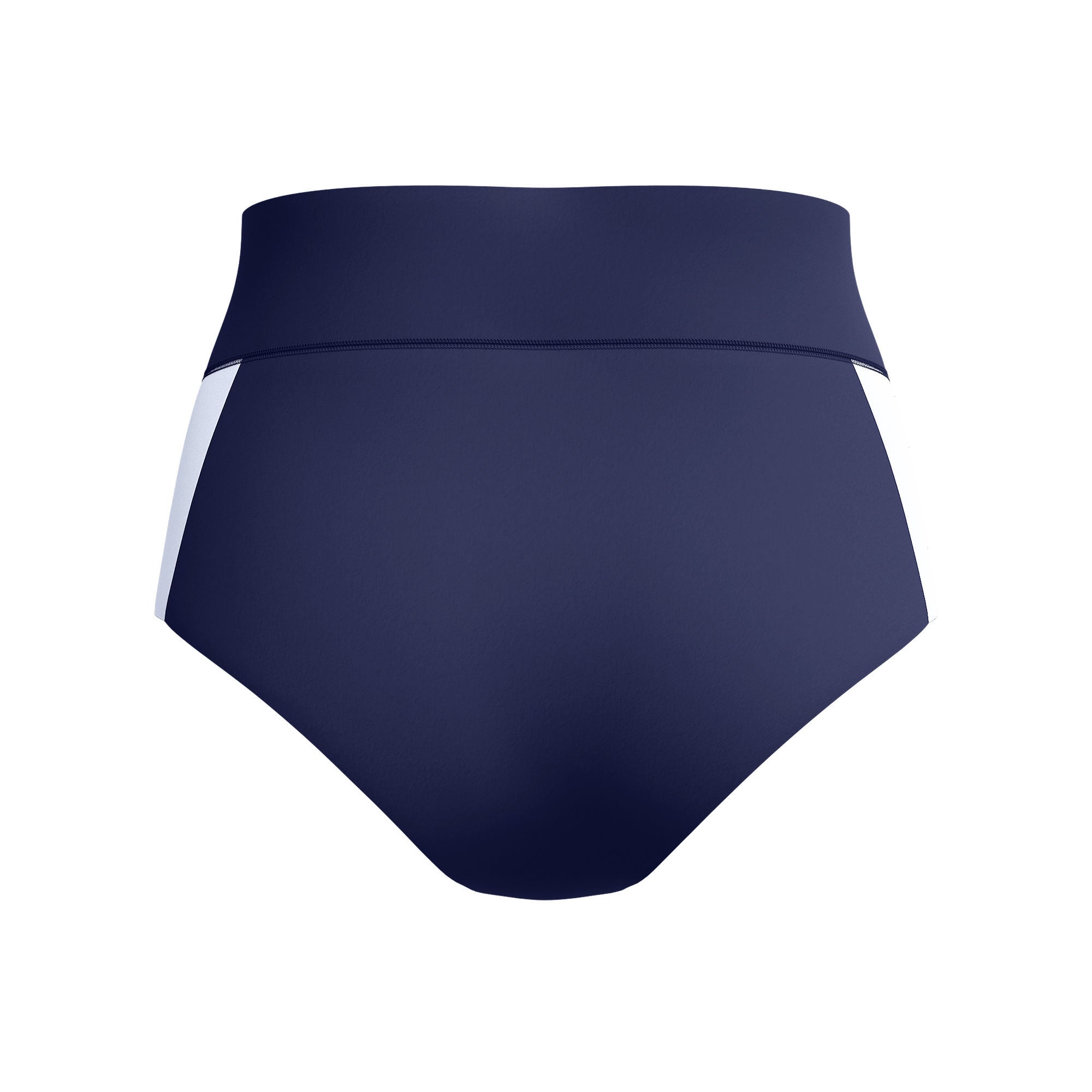 CB Banded Boyleg Damen Bikinihose | Navy