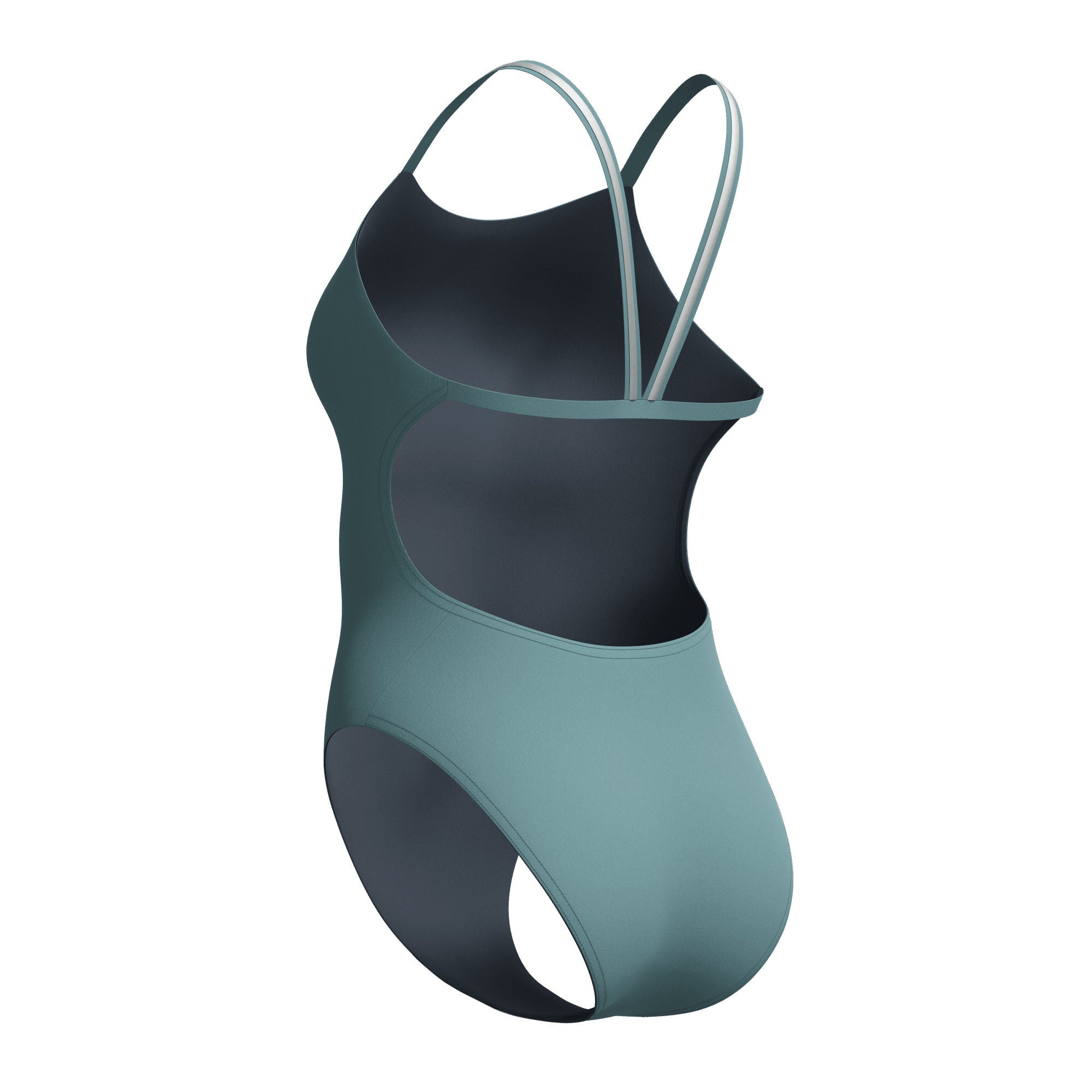 Active Back Damen Badeanzug | Grün